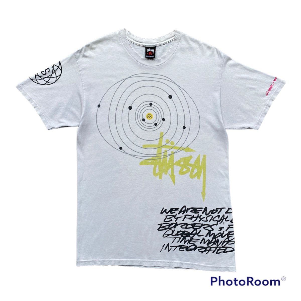 Vintage Distress STÜSSY x FUTURA “Global Perspective”