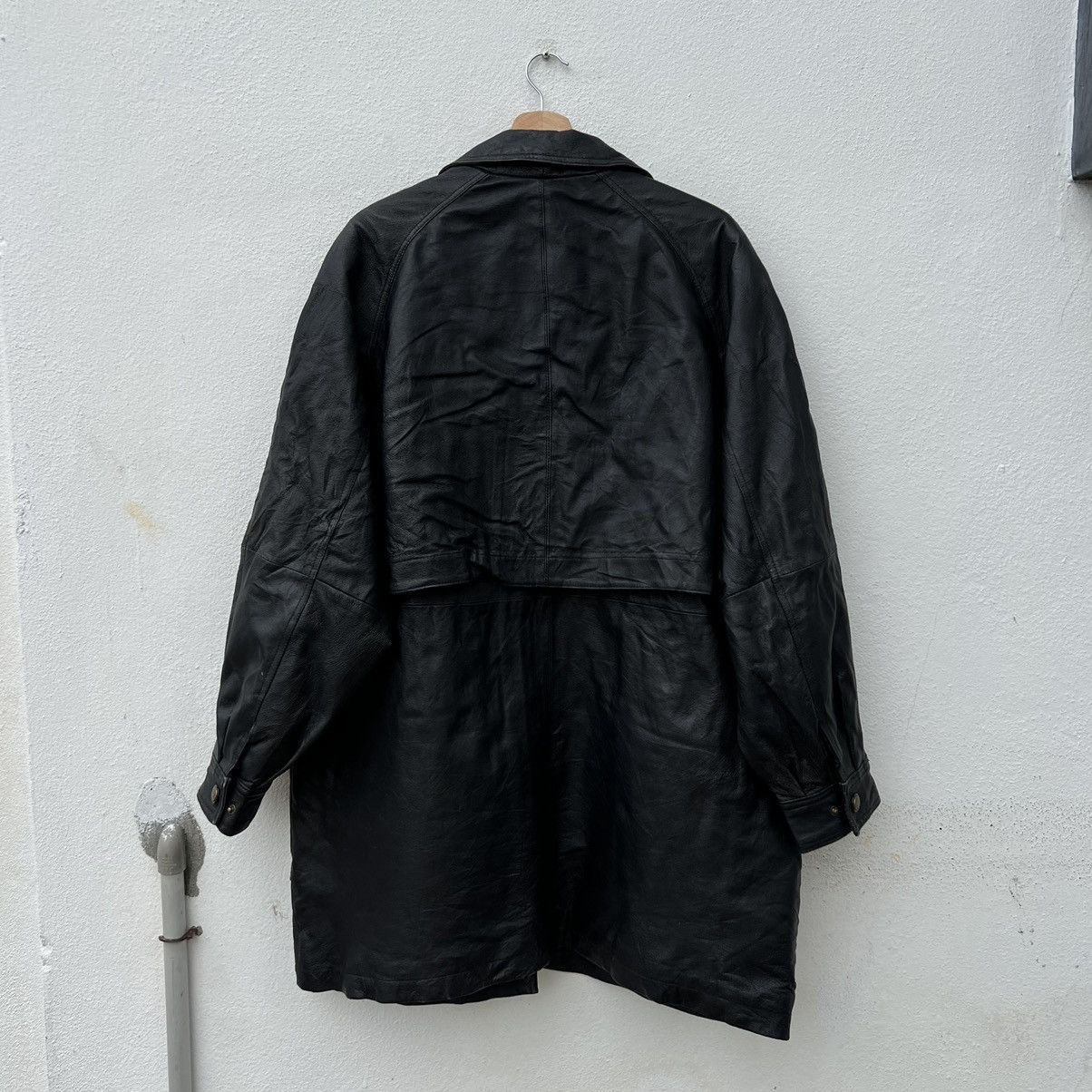 Other MULTI POCKET BIKER LEATHER JACKET NEW YORK DIRECT ACTION Size US XL / EU 56 / 4 - 8 Thumbnail