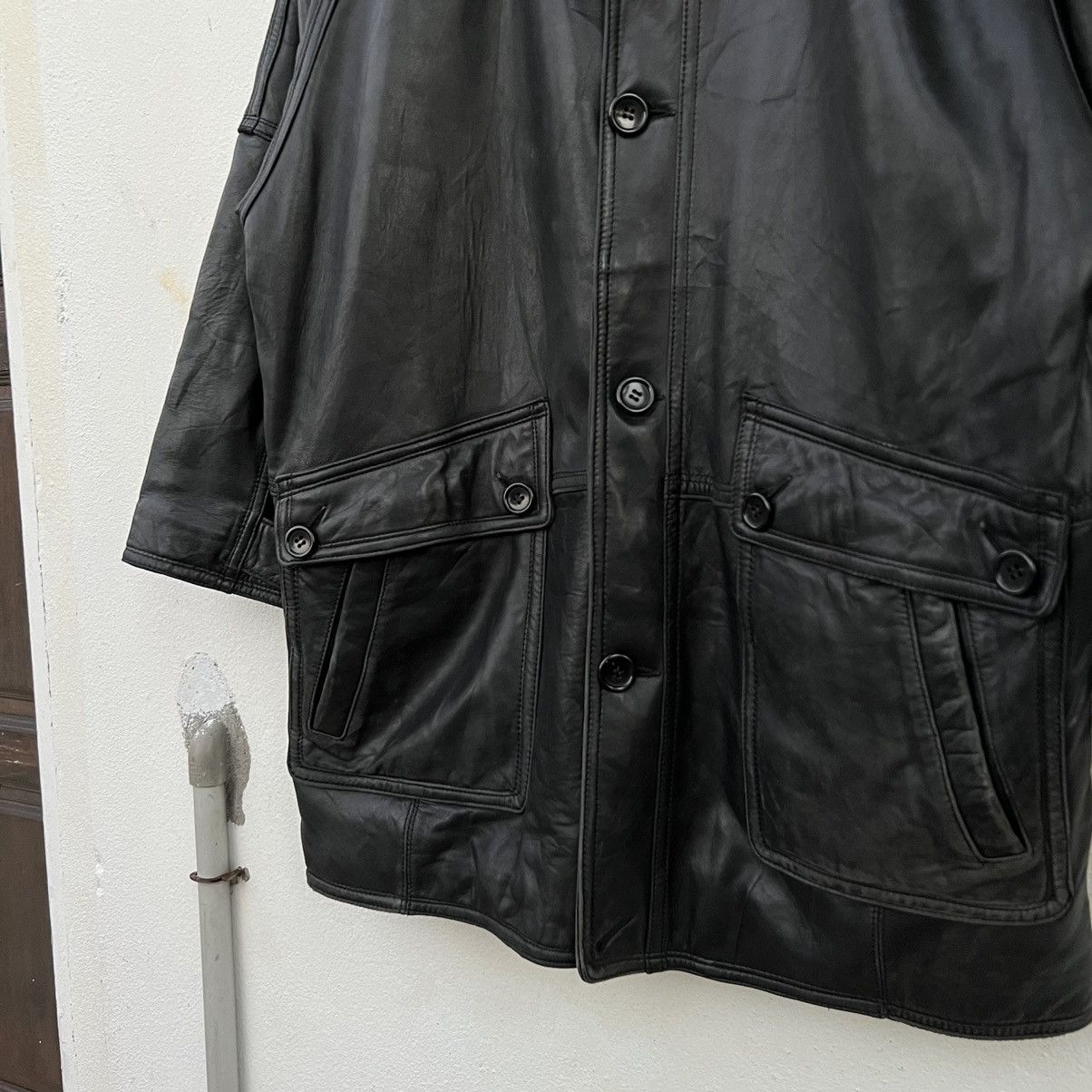 Japanese Brand CARGO POCKET BIKER SOFT LEATHER JACKET SPALDING VIVA LAMB Size US M / EU 48-50 / 2 - 4 Thumbnail