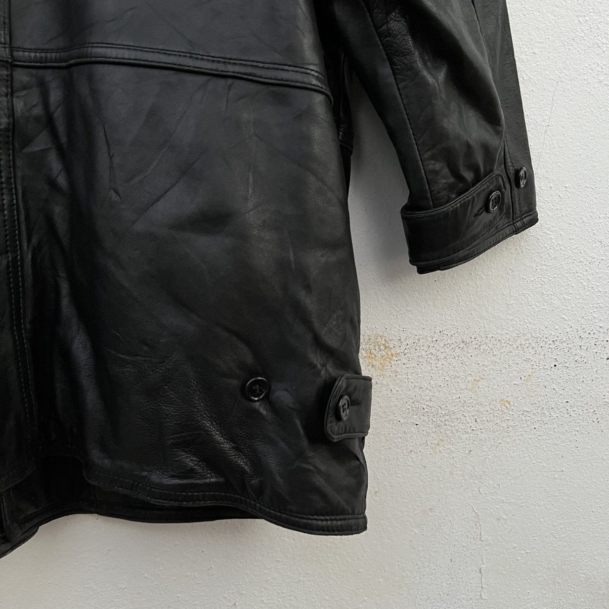 Japanese Brand CARGO POCKET BIKER SOFT LEATHER JACKET SPALDING VIVA LAMB Size US M / EU 48-50 / 2 - 8 Thumbnail