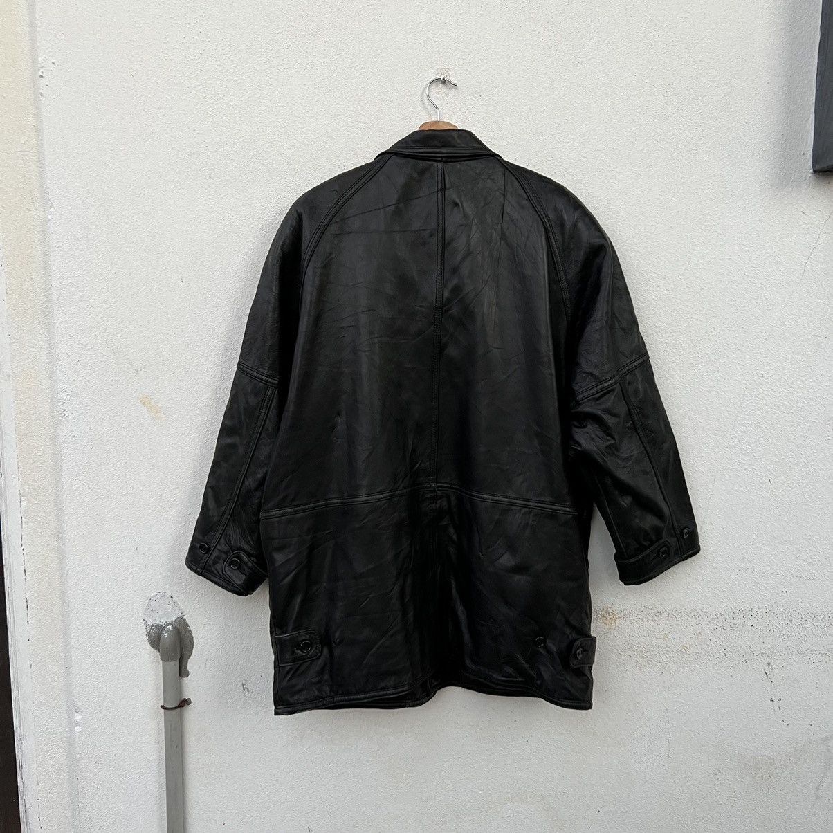 Japanese Brand CARGO POCKET BIKER SOFT LEATHER JACKET SPALDING VIVA LAMB Size US M / EU 48-50 / 2 - 7 Thumbnail
