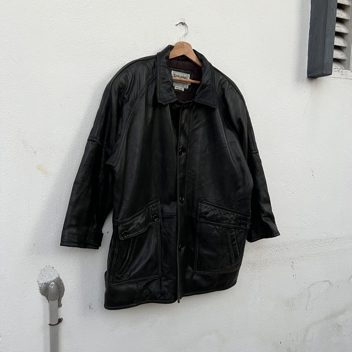 Japanese Brand CARGO POCKET BIKER SOFT LEATHER JACKET SPALDING VIVA LAMB Size US M / EU 48-50 / 2 - 2 Thumbnail