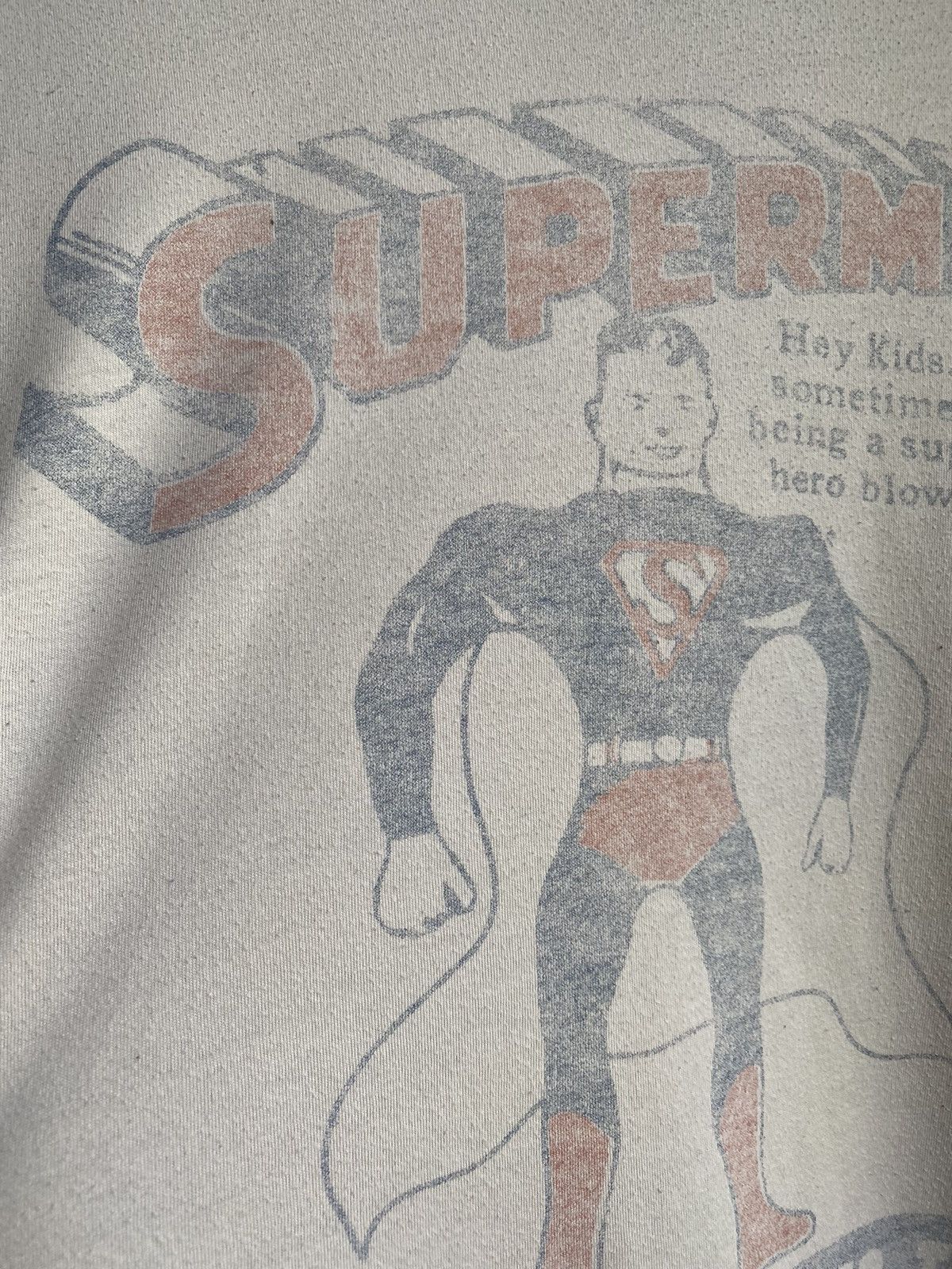 Vintage Superman “Blow Hero” DC Comics T Shirt Size US M / EU 48-50 / 2 - 7 Thumbnail