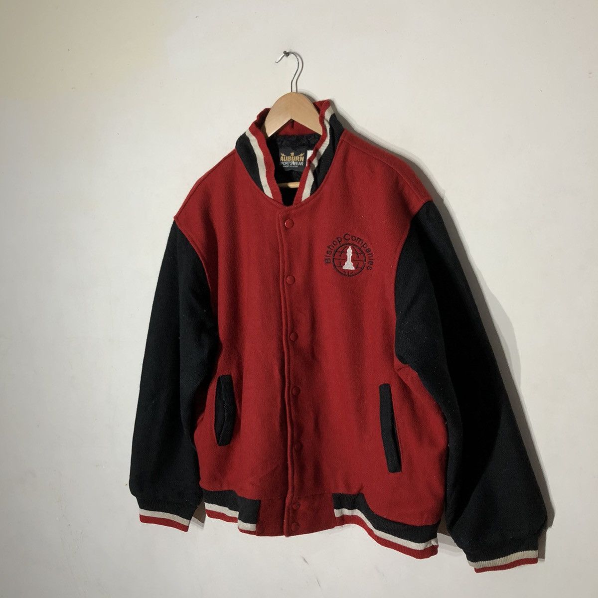 Vintage Bishop CompaniesAuburn Sportwear Made in USA Varsity Jacket Size US XL / EU 56 / 4 - 2 Thumbnail