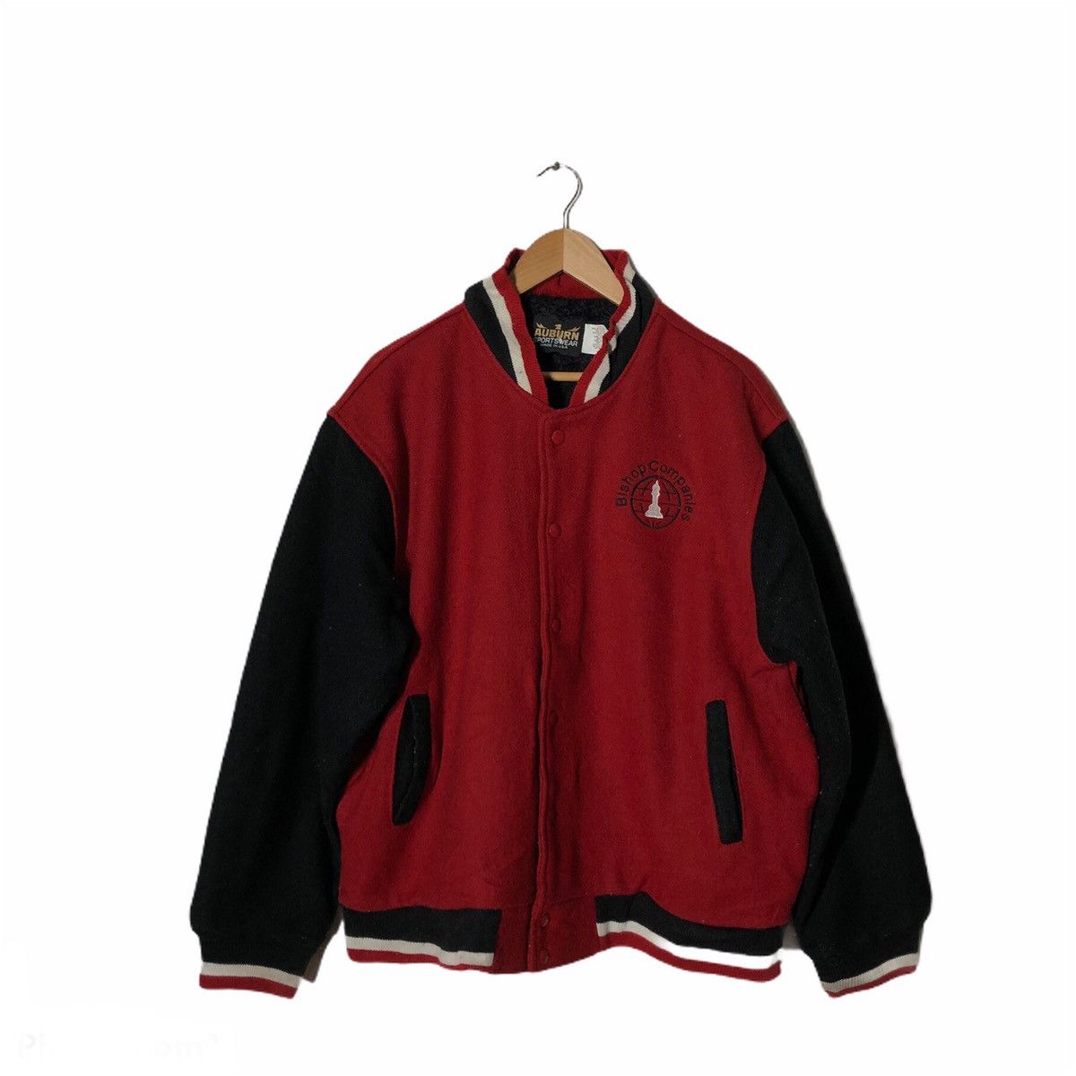 Vintage Bishop CompaniesAuburn Sportwear Made in USA Varsity Jacket Size US XL / EU 56 / 4 - 1 Thumbnail