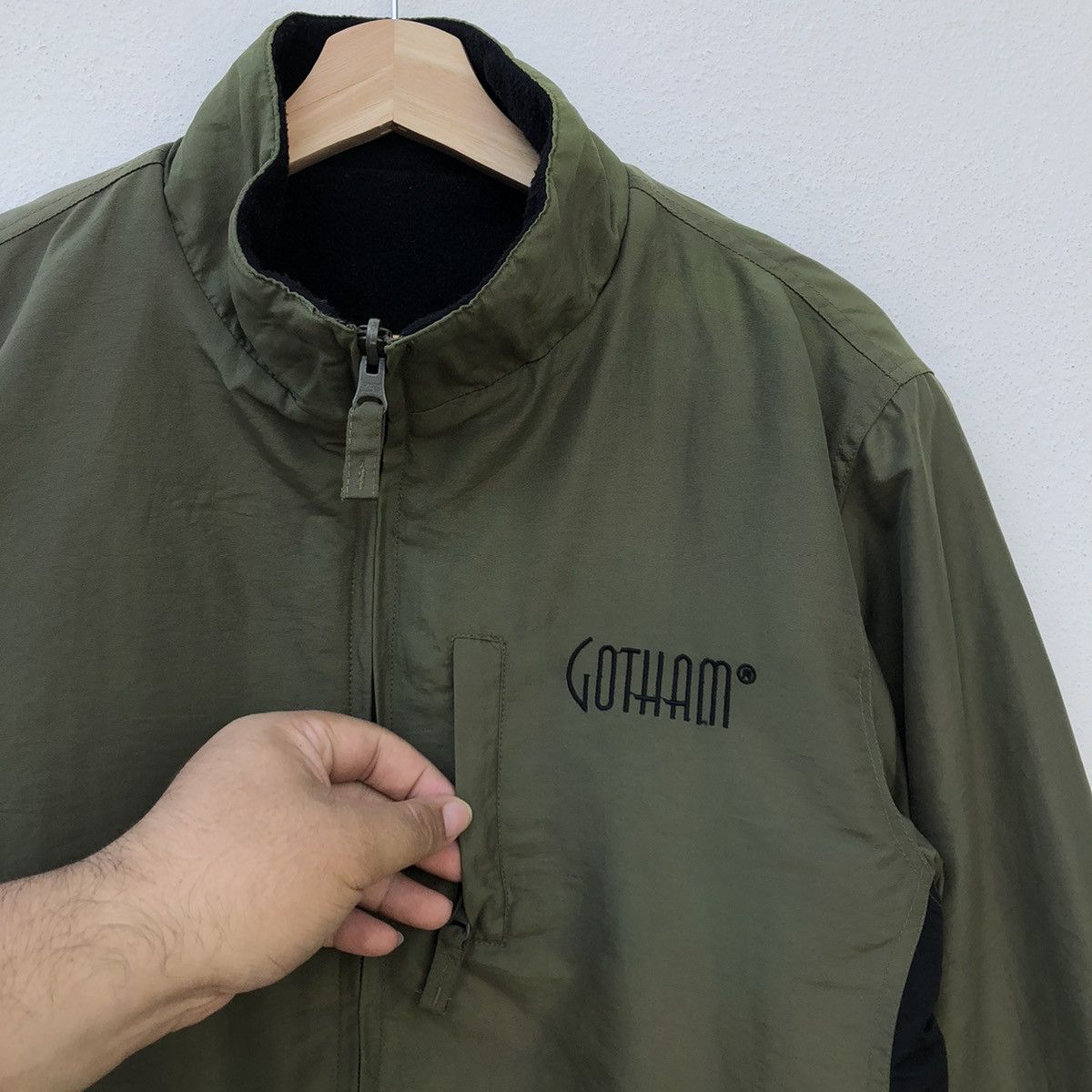 Japanese Brand REVERSIBLE JACKET GOTHAM MILITARY RARE Size US M / EU 48-50 / 2 - 5 Thumbnail