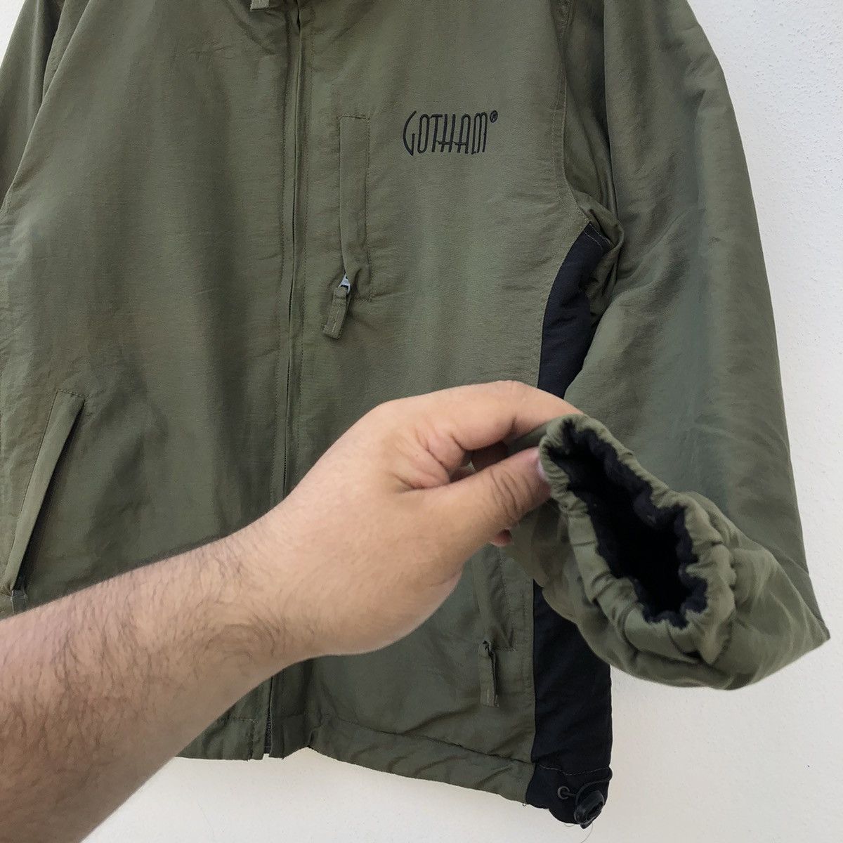 Japanese Brand REVERSIBLE JACKET GOTHAM MILITARY RARE Size US M / EU 48-50 / 2 - 4 Thumbnail