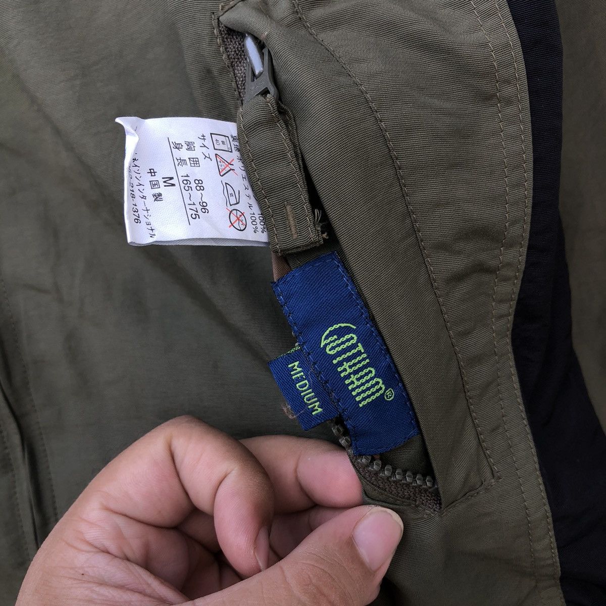 Japanese Brand REVERSIBLE JACKET GOTHAM MILITARY RARE Size US M / EU 48-50 / 2 - 10 Thumbnail