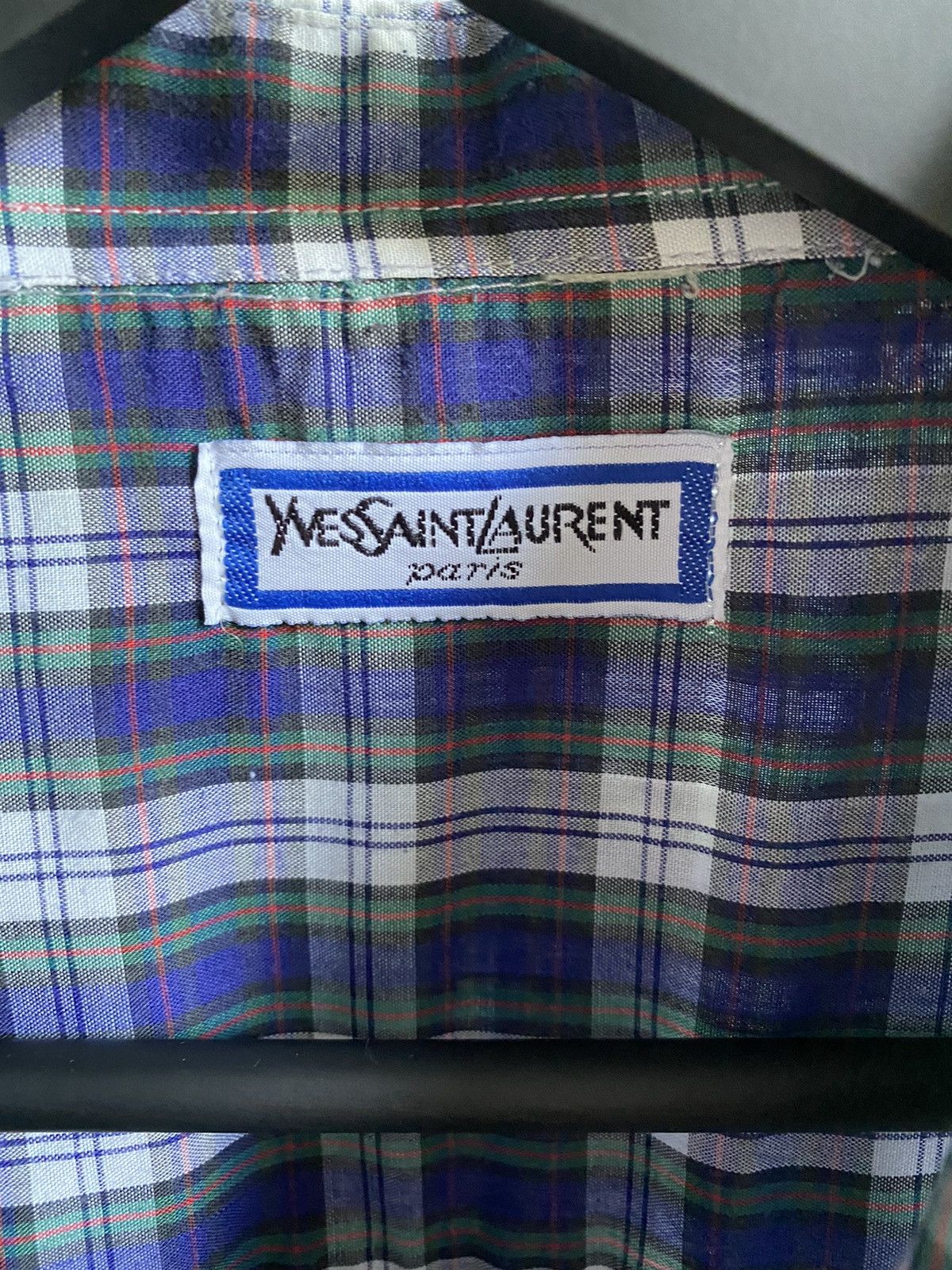 Yves Saint Laurent Vintage YSL Yves Saint Laurent Long Sleeve Shirt Size US L / EU 52-54 / 3 - 7 Thumbnail