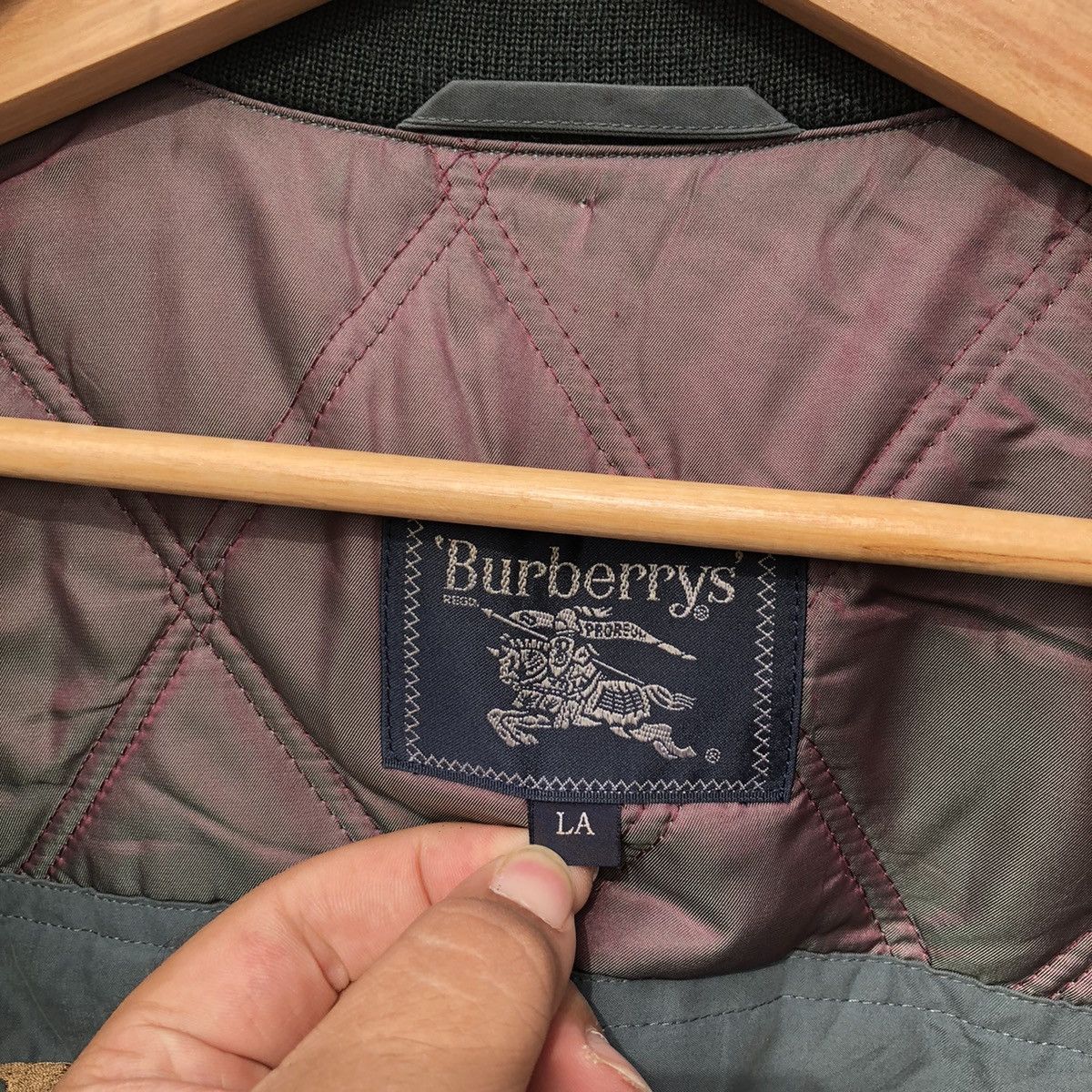 Burberry BURBERRY BIG LOGO LONG JACKET Size US L / EU 52-54 / 3 - 10 Thumbnail