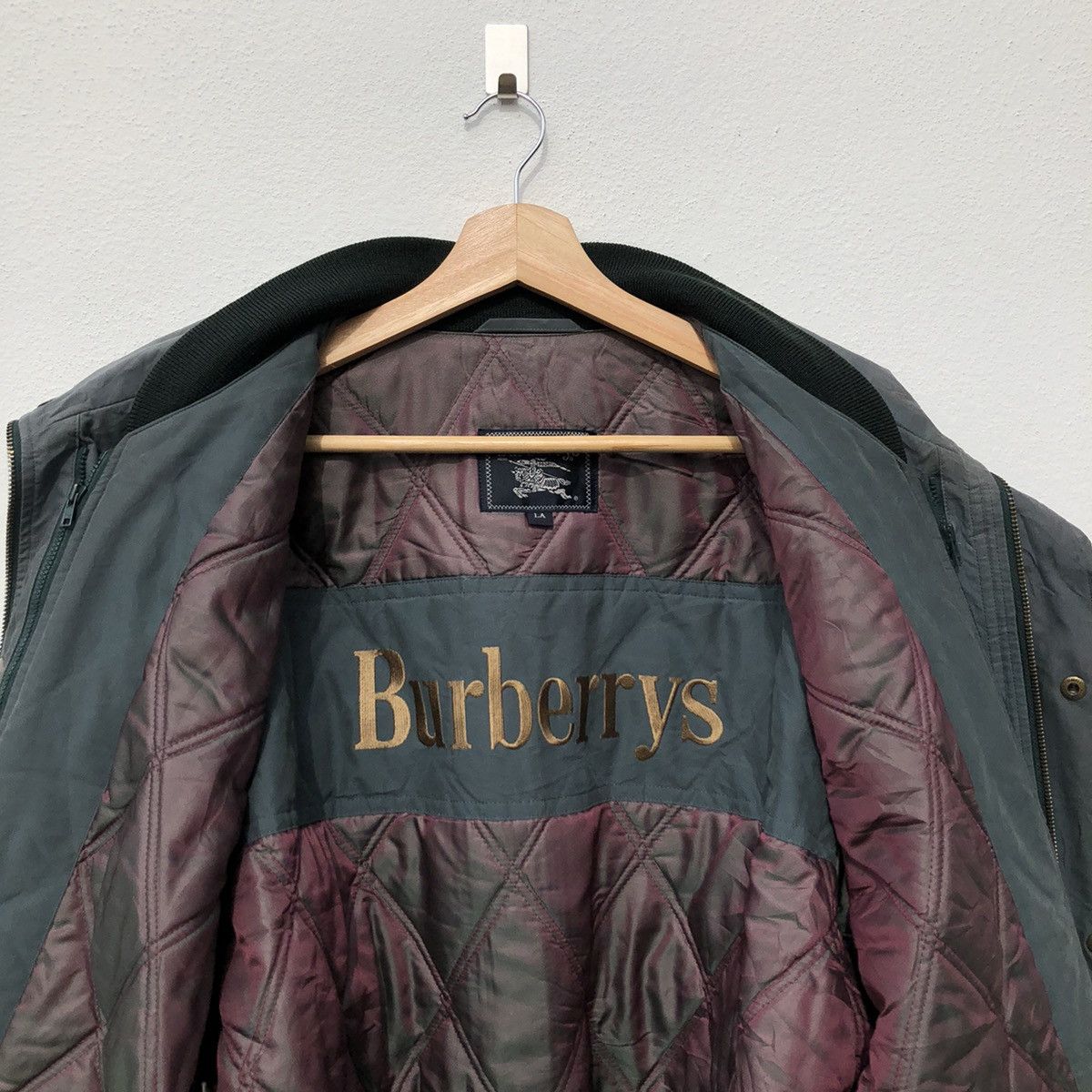 Burberry BURBERRY BIG LOGO LONG JACKET Size US L / EU 52-54 / 3 - 9 Thumbnail