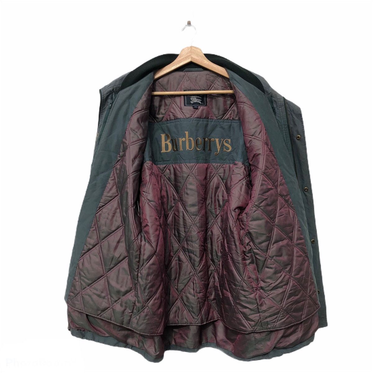 Burberry BURBERRY BIG LOGO LONG JACKET Size US L / EU 52-54 / 3 - 1 Thumbnail