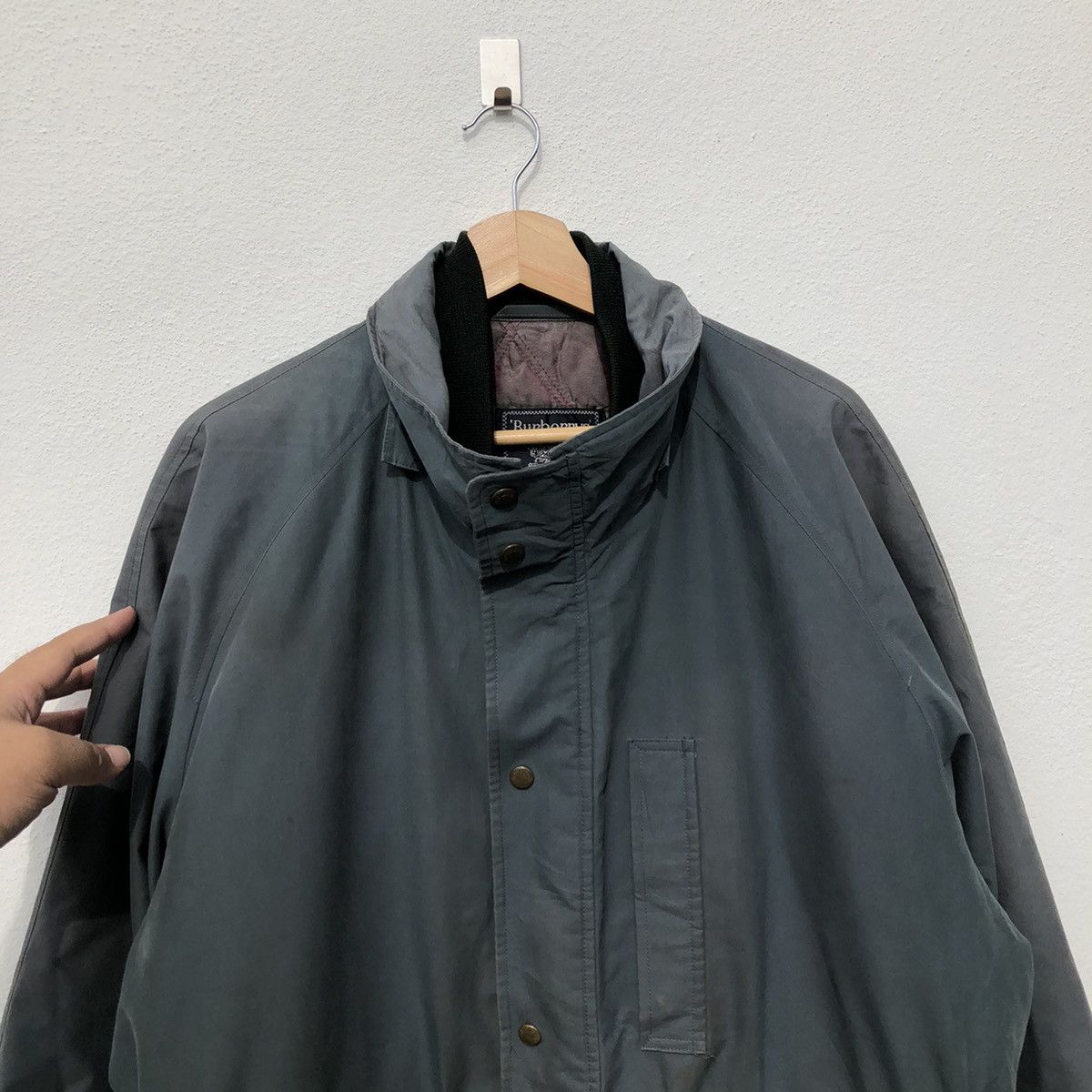Burberry BURBERRY BIG LOGO LONG JACKET Size US L / EU 52-54 / 3 - 4 Thumbnail