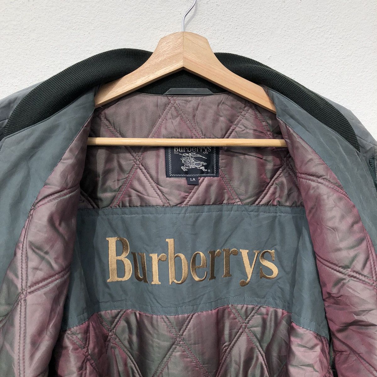 Burberry BURBERRY BIG LOGO LONG JACKET Size US L / EU 52-54 / 3 - 11 Thumbnail