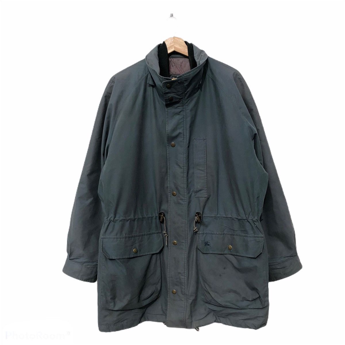 Burberry BURBERRY BIG LOGO LONG JACKET Size US L / EU 52-54 / 3 - 2 Thumbnail