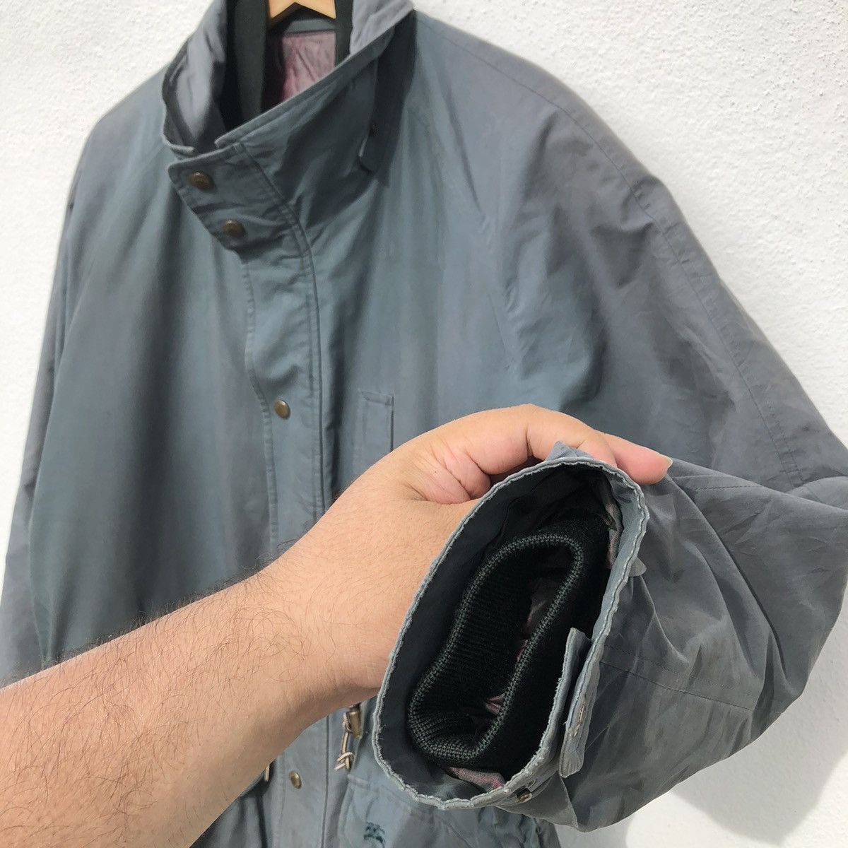 Burberry BURBERRY BIG LOGO LONG JACKET Size US L / EU 52-54 / 3 - 7 Thumbnail