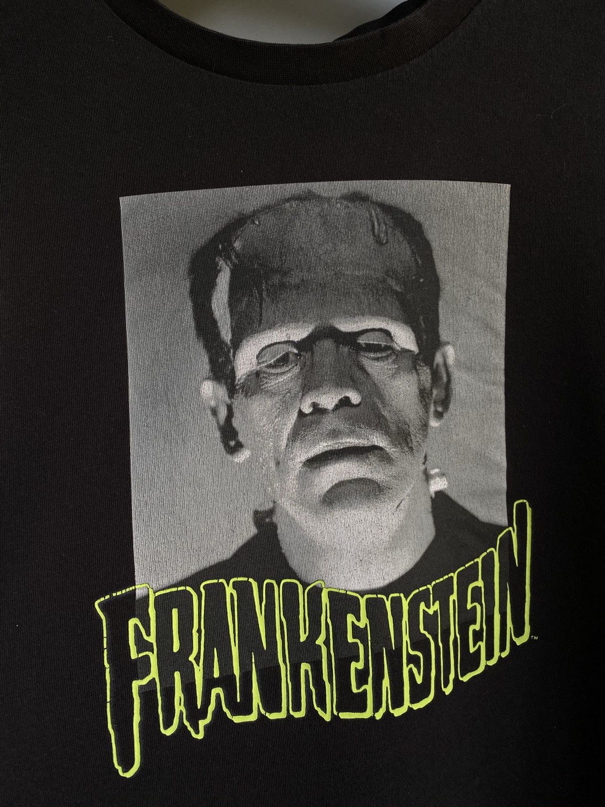 Universal Studios Frankenstein Horror Movie T Shirt Logo Styled Tee Rare Men’s Size US M / EU 48-50 / 2 - 6 Thumbnail