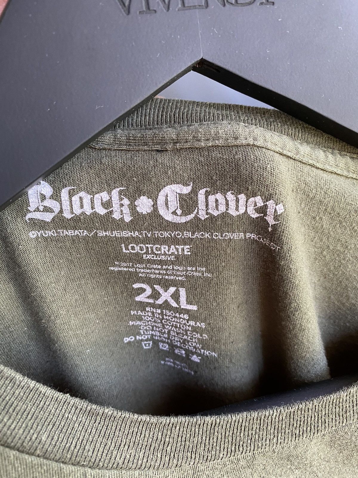 Anime Black Clover Japanese Magna Anima Asta T Shirt Size US XXL / EU 58 / 5 - 8 Thumbnail