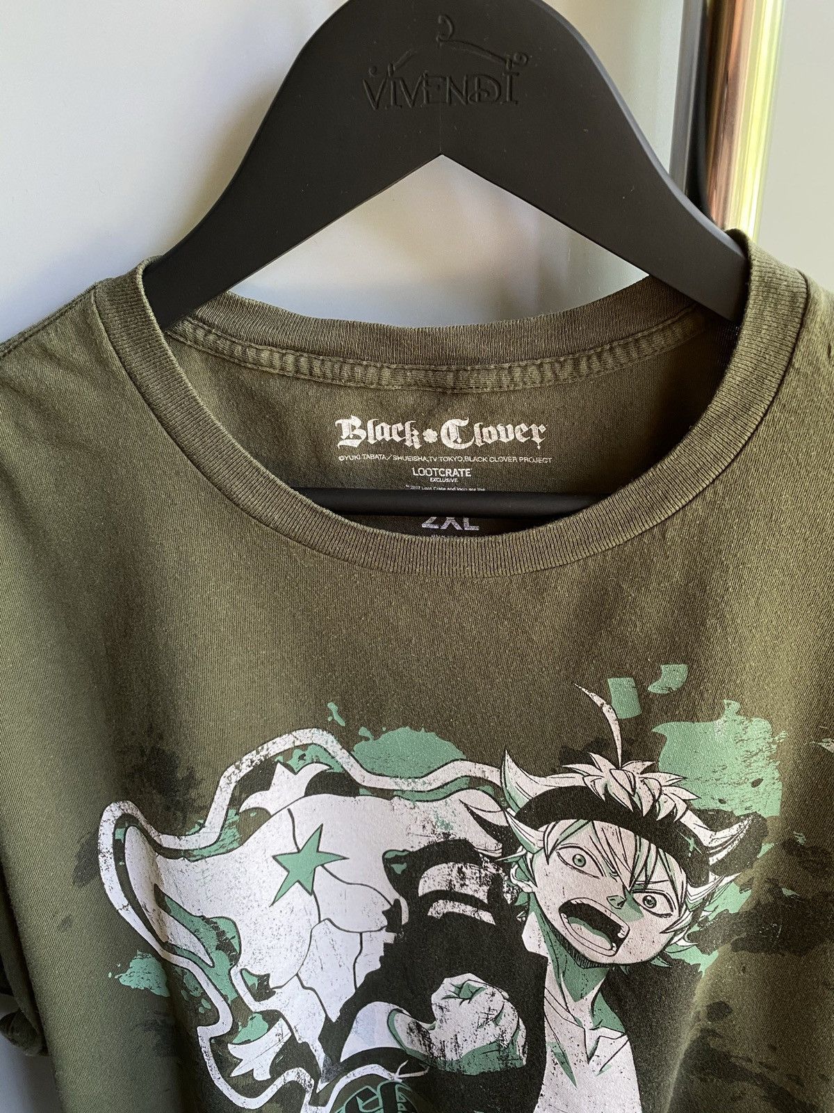 Anime Black Clover Japanese Magna Anima Asta T Shirt Size US XXL / EU 58 / 5 - 10 Thumbnail