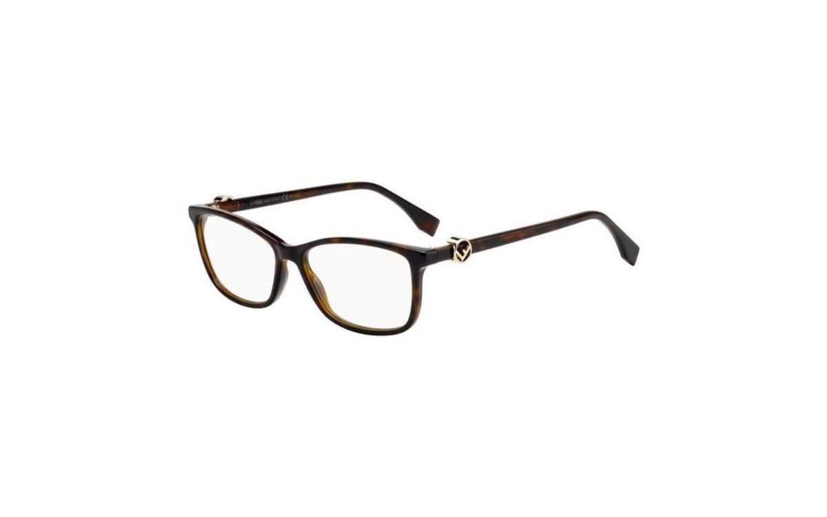 image of Fendi Prescription Glasses Frame in Black, Men's