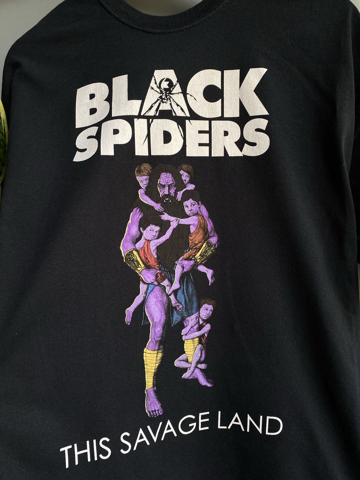 Band Tees Black Spiders “This Savage Land” Promo Album T Shirt Size US XL / EU 56 / 4 - 6 Thumbnail