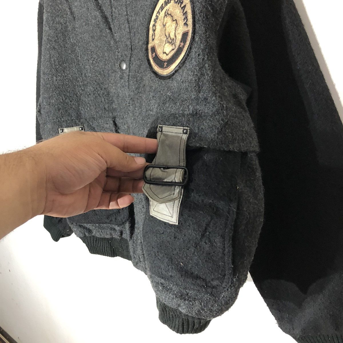Japanese Brand Contemporary Varsity Wool Jacket Size US M / EU 48-50 / 2 - 6 Thumbnail