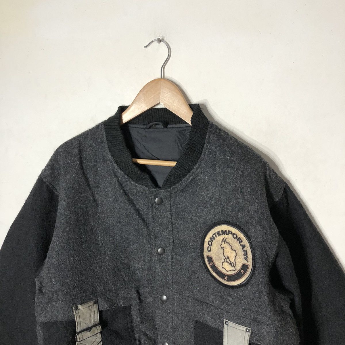 Japanese Brand Contemporary Varsity Wool Jacket Size US M / EU 48-50 / 2 - 5 Thumbnail