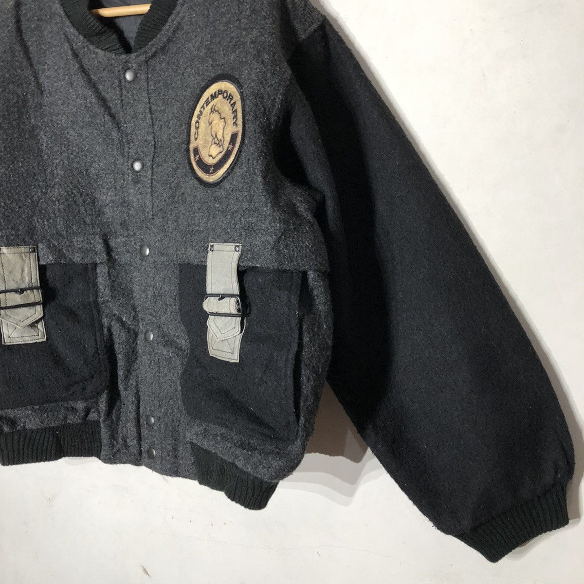 Japanese Brand Contemporary Varsity Wool Jacket Size US M / EU 48-50 / 2 - 4 Thumbnail