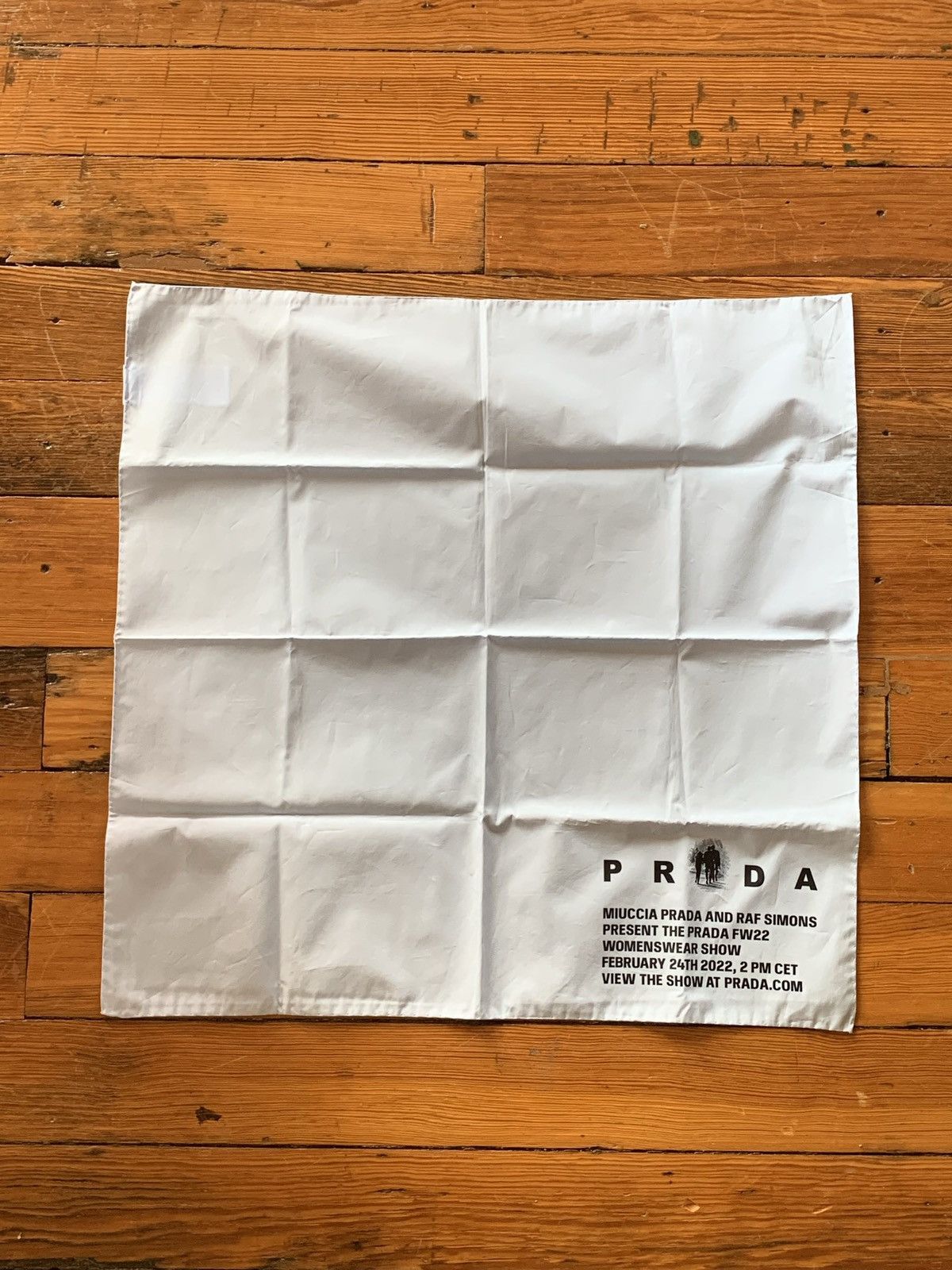 Prada Raf Simons Prada FW2022 Show Invitation Scarf Size ONE SIZE - 1 Thumbnail