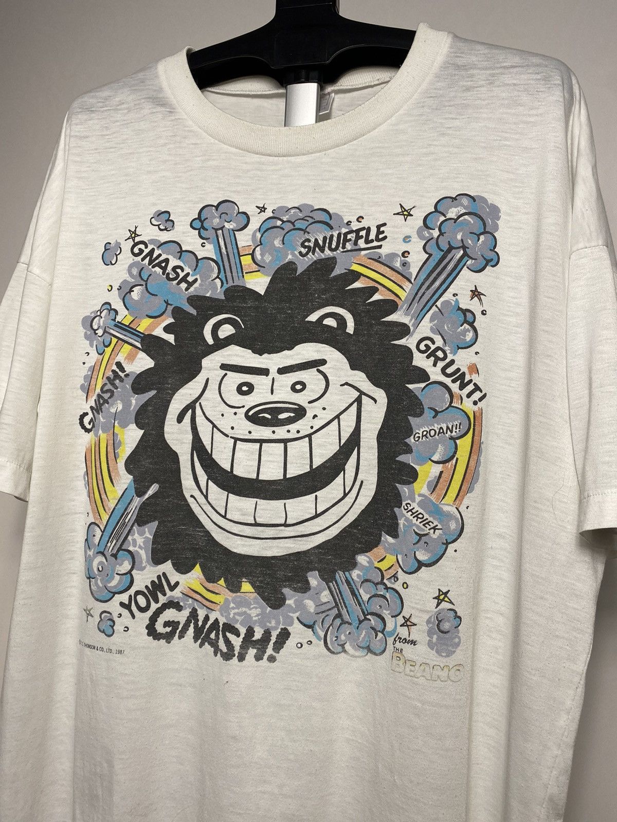 Vintage 1987 D. C. Thompson The Beano Comics Oversized T-Shirt tee Size US XXL / EU 58 / 5 - 2 Thumbnail