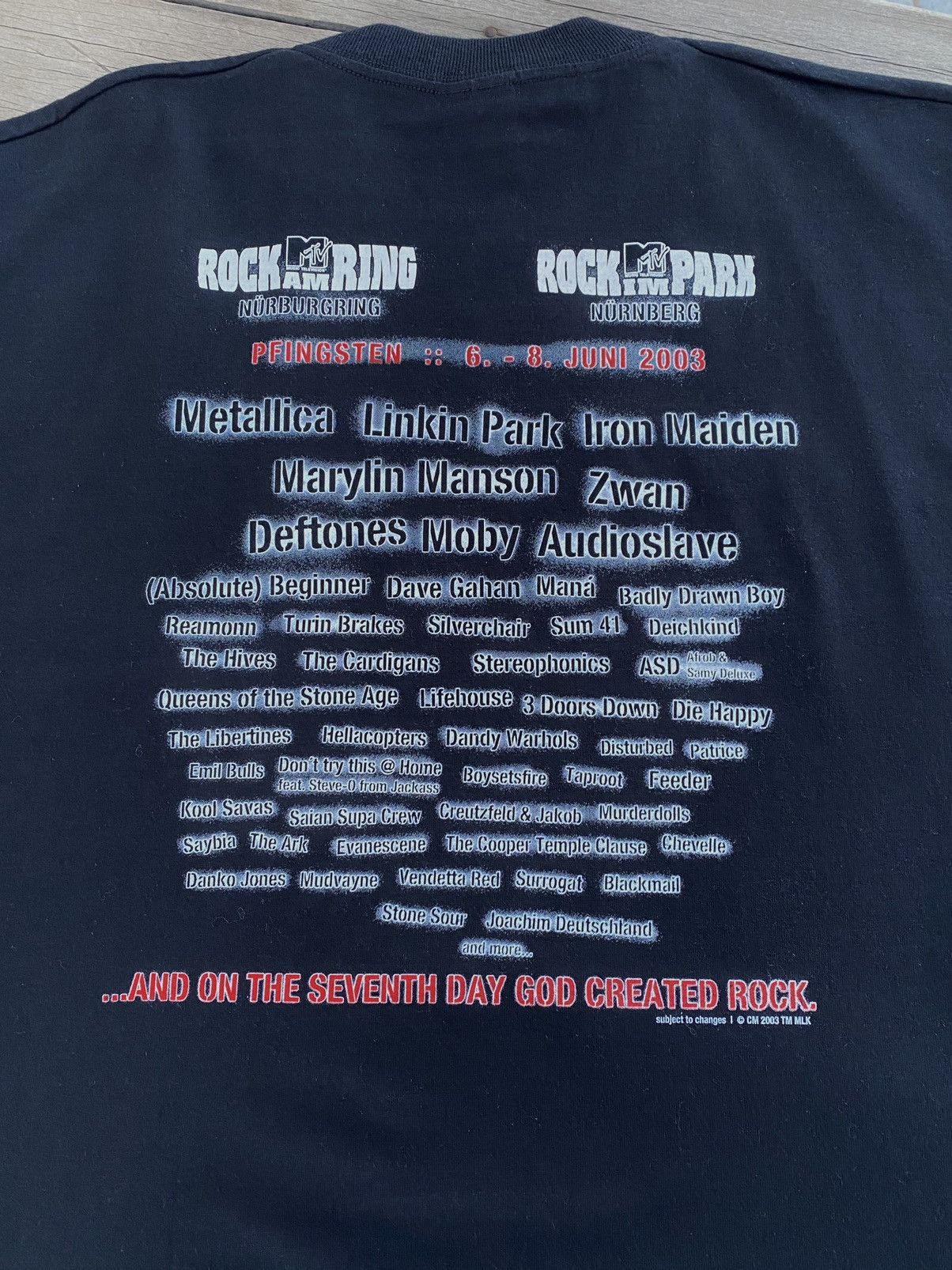 Band Tees × Mtv Rock In Park 2003 Festival Full Print Metallica Linkin Park Size US XL / EU 56 / 4 - 4 Thumbnail