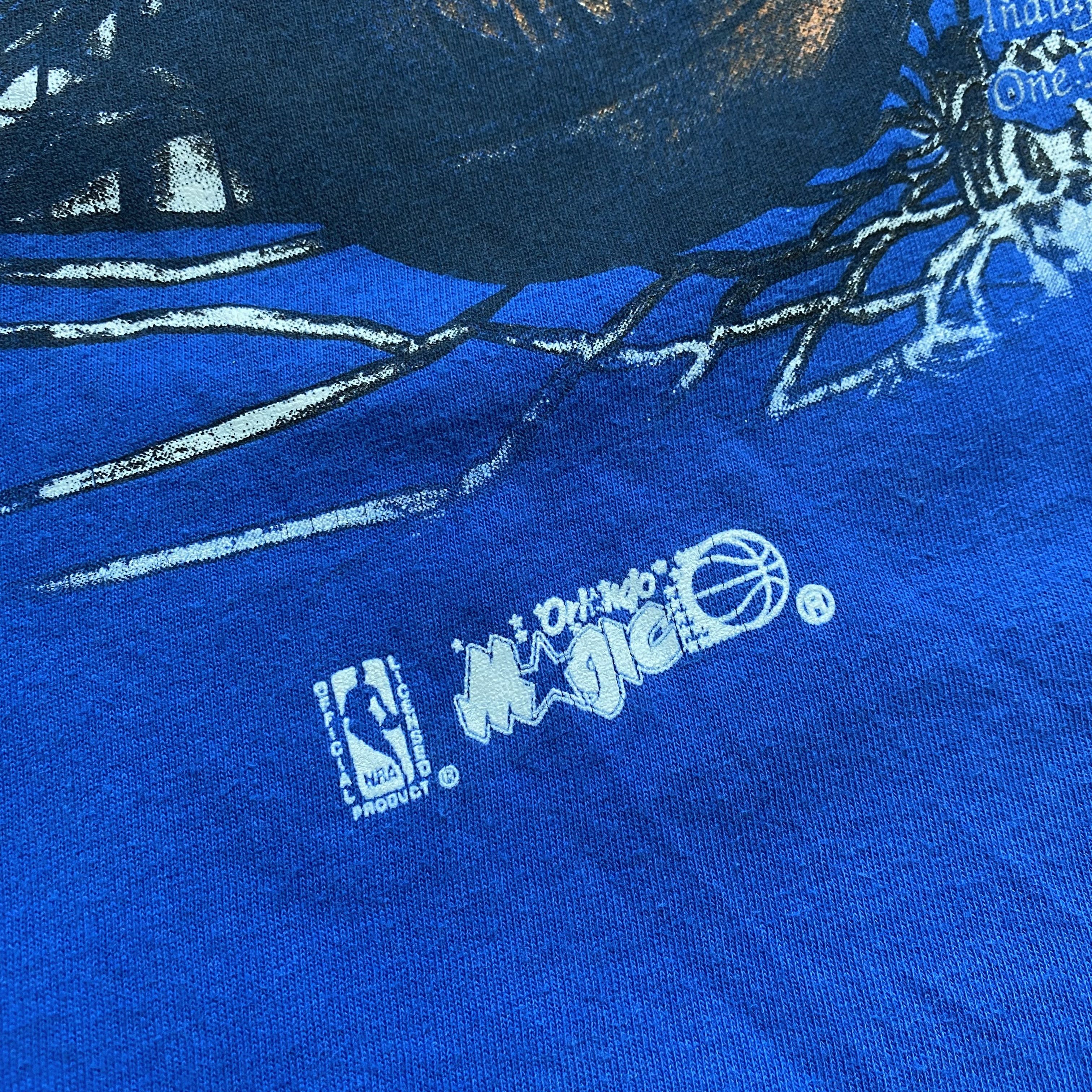 NBA 90s Vintage Orlando Magic NBA Nutmeg Tee Made in Usa Size US XL / EU 56 / 4 - 5 Thumbnail