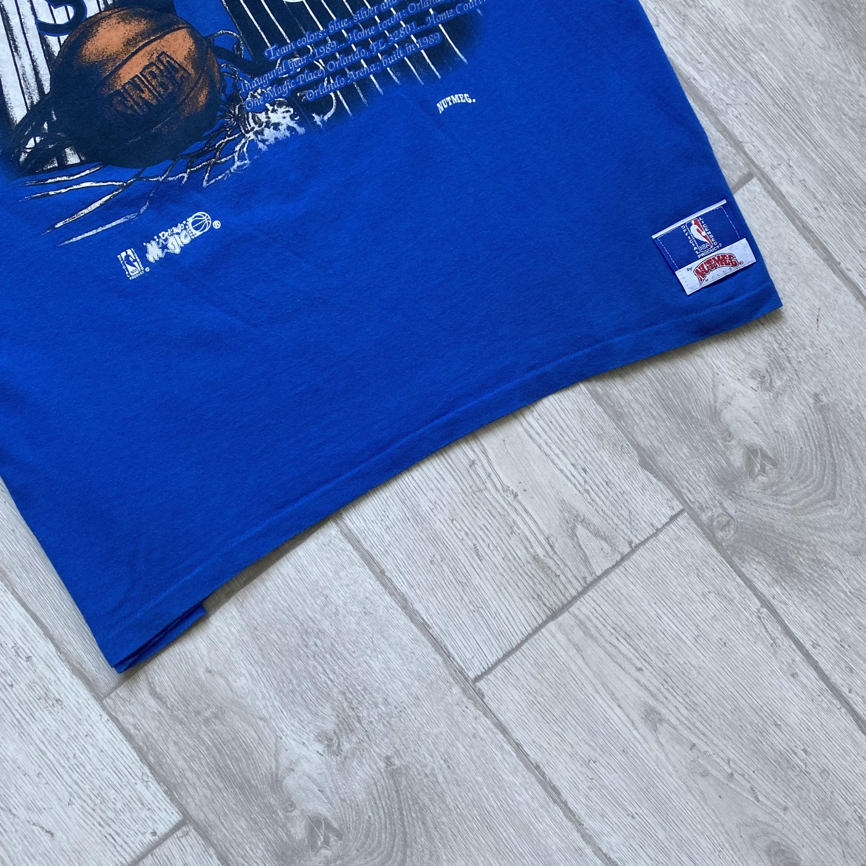 NBA 90s Vintage Orlando Magic NBA Nutmeg Tee Made in Usa Size US XL / EU 56 / 4 - 2 Thumbnail