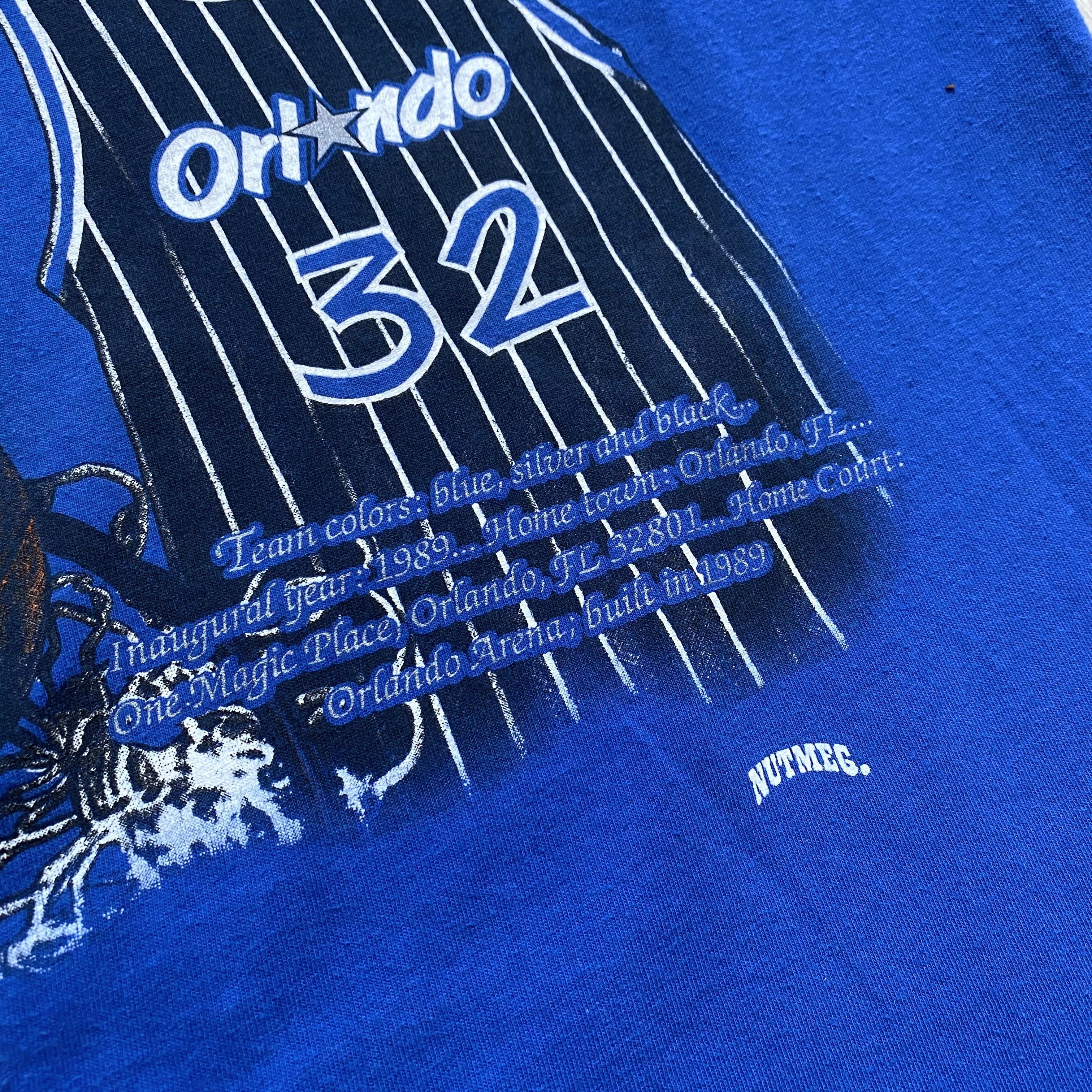 NBA 90s Vintage Orlando Magic NBA Nutmeg Tee Made in Usa Size US XL / EU 56 / 4 - 6 Thumbnail