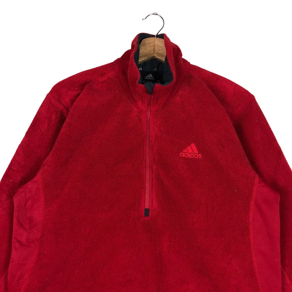Adidas Adidas Tecnopile Half Zipped Climawarm Fleece Size US M / EU 48-50 / 2 - 2 Thumbnail