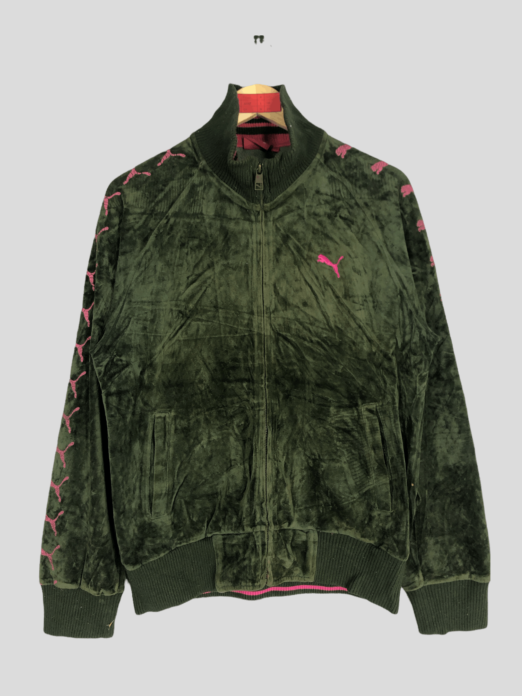 Puma velour zip up sweater BEAUTIFUL
