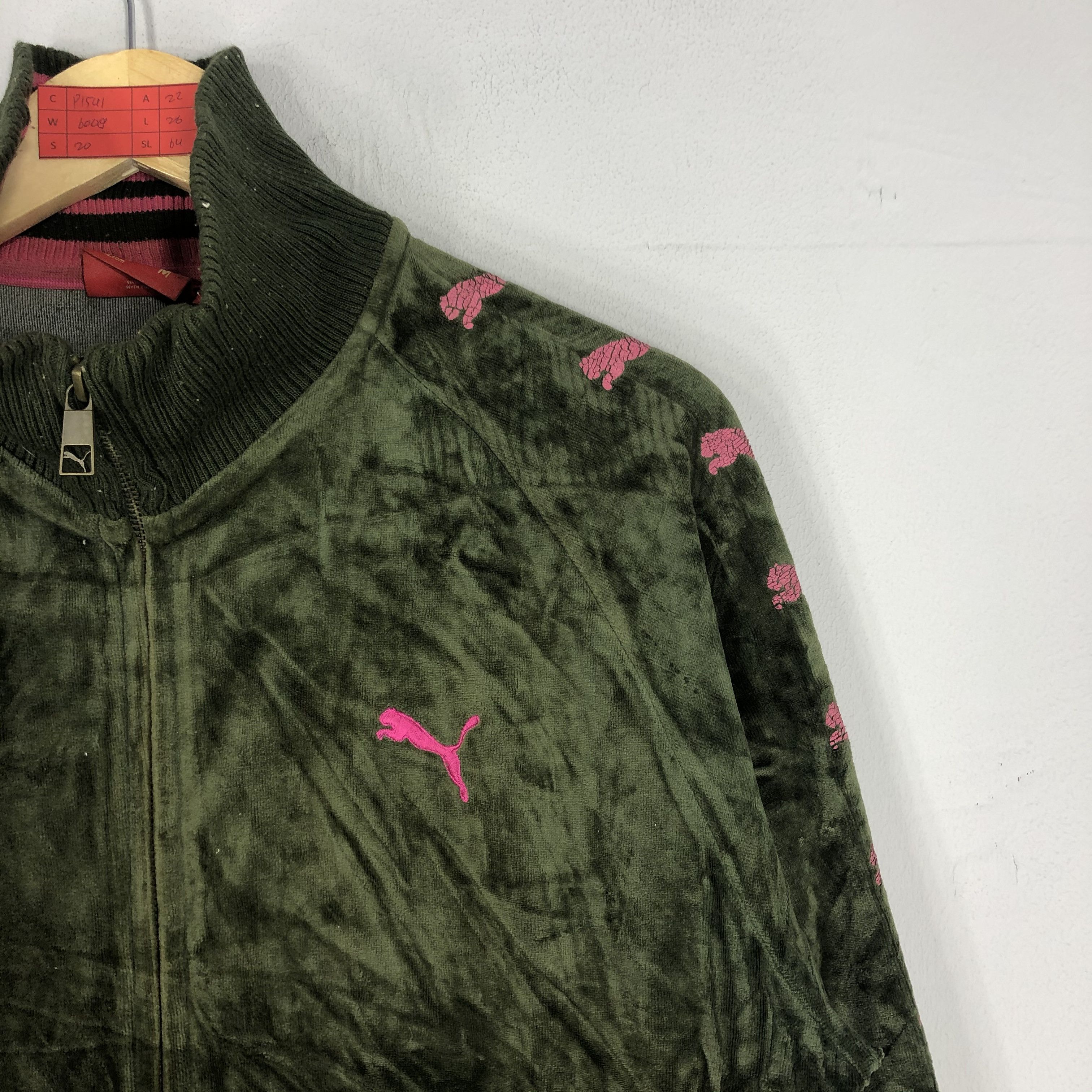 Puma × Velour Puma velour zip up sweater BEAUTIFUL Size US M / EU 48-50 / 2 - 4 Thumbnail