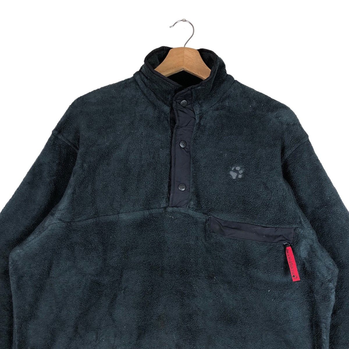 Jack Wolfskin Vintage Jack Wolfskin Midnight Black Snap-T Fleece Size US M / EU 48-50 / 2 - 2 Thumbnail