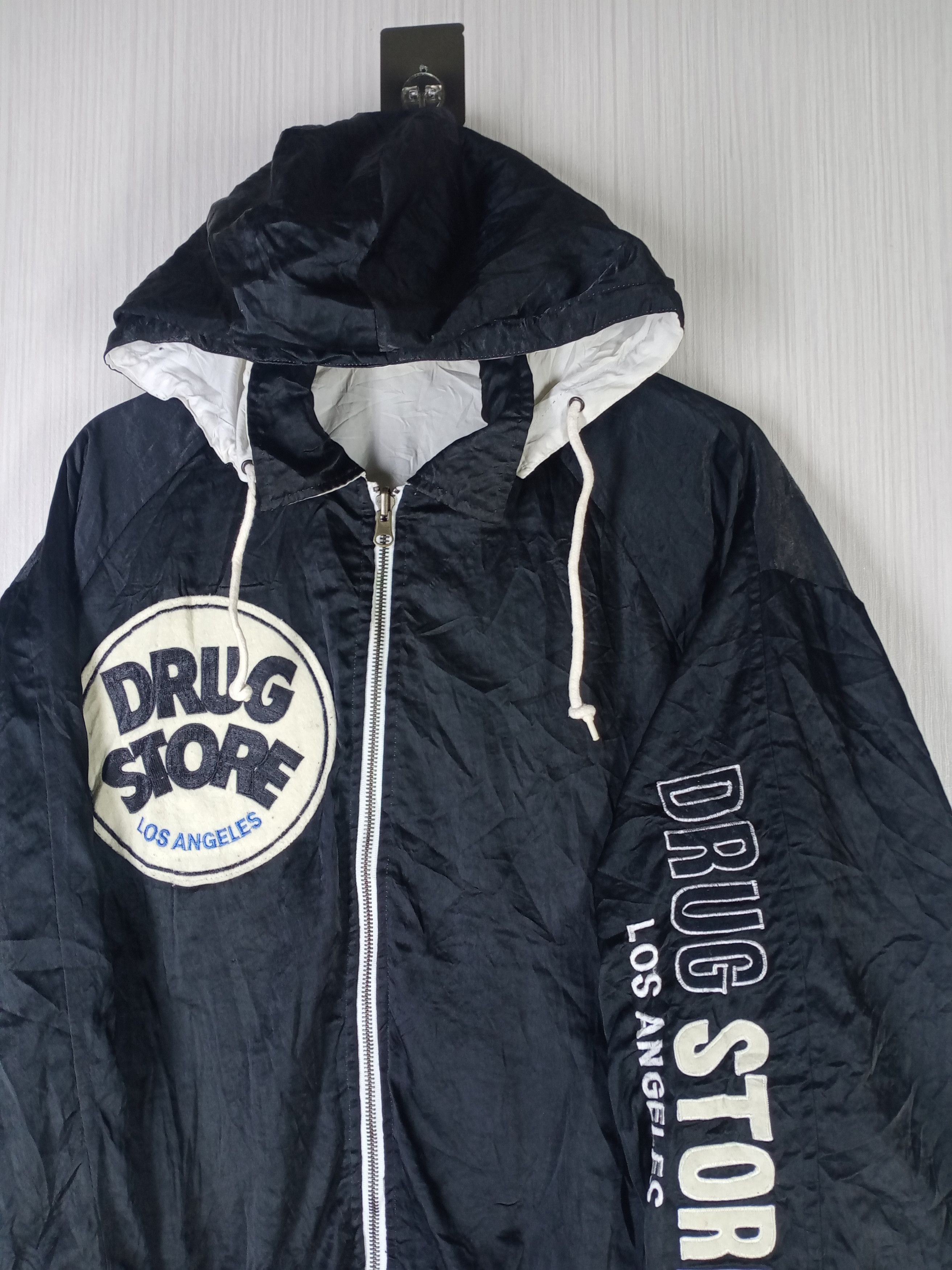 Japanese Brand Vintage Drug Store's Los Angeles Big Logo Reversible Bomber Size US L / EU 52-54 / 3 - 2 Thumbnail