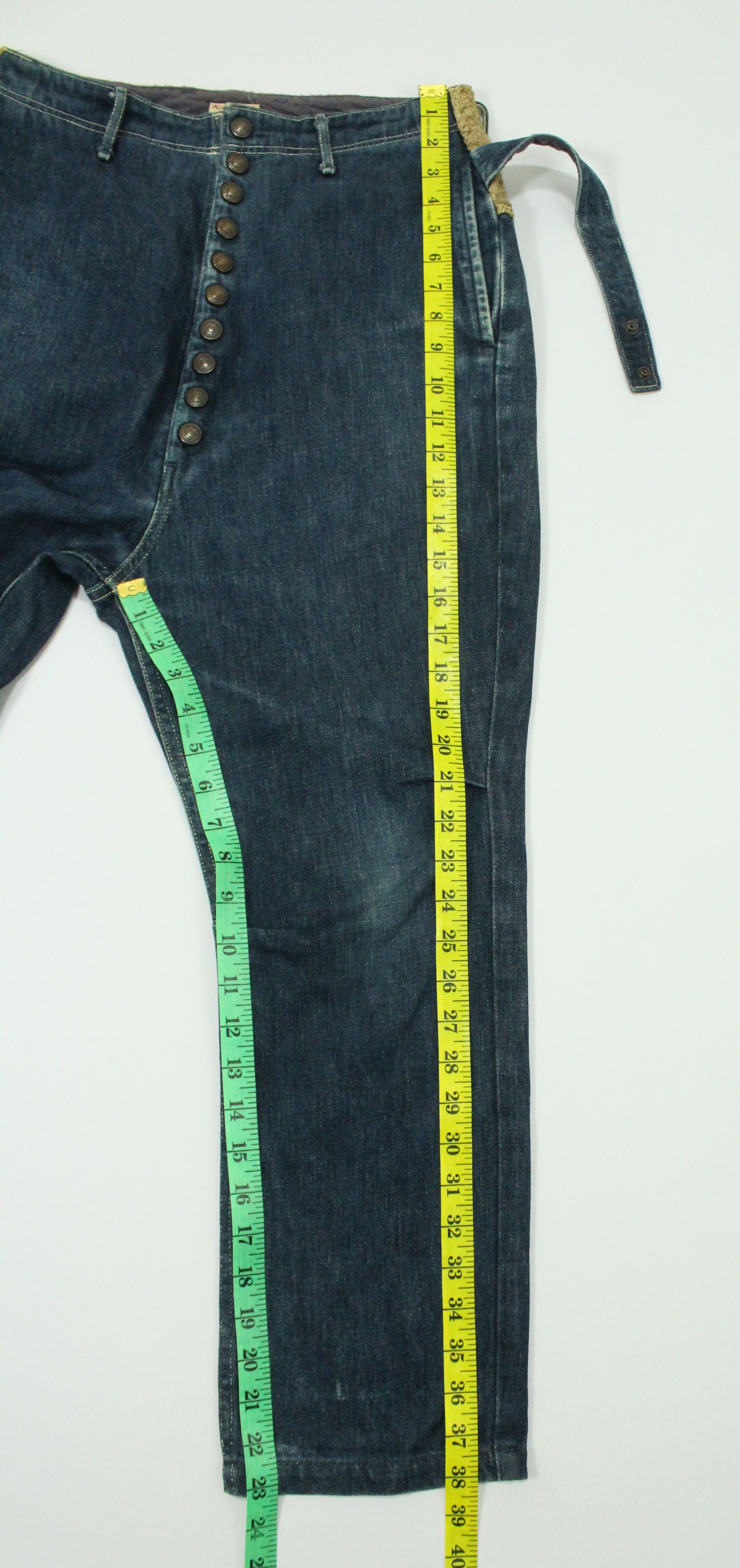 Kapital KAPITAL Denim Clown Pants Drop Crotch Size US 27 - 17 Thumbnail