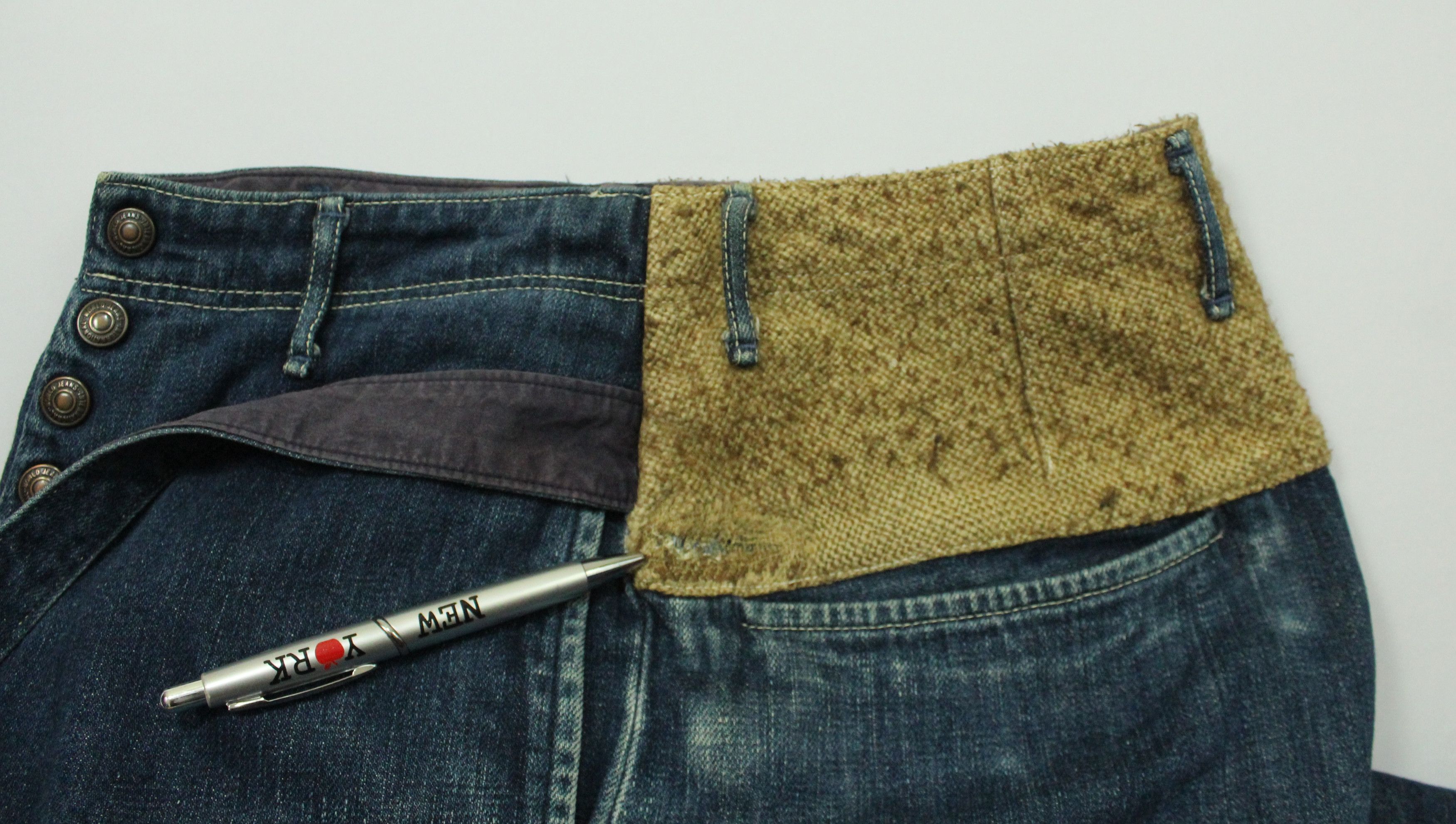 Kapital KAPITAL Denim Clown Pants Drop Crotch Size US 27 - 19 Thumbnail