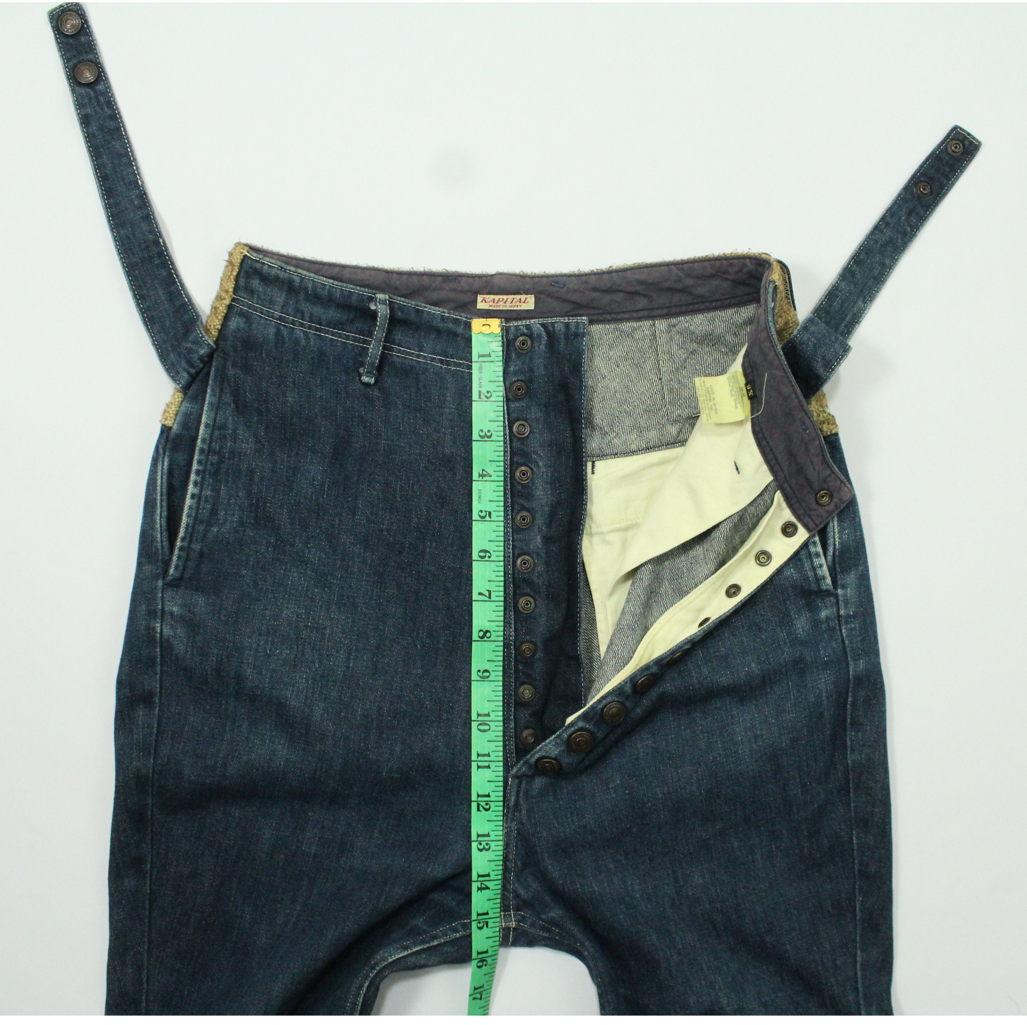 Kapital KAPITAL Denim Clown Pants Drop Crotch Size US 27 - 16 Thumbnail