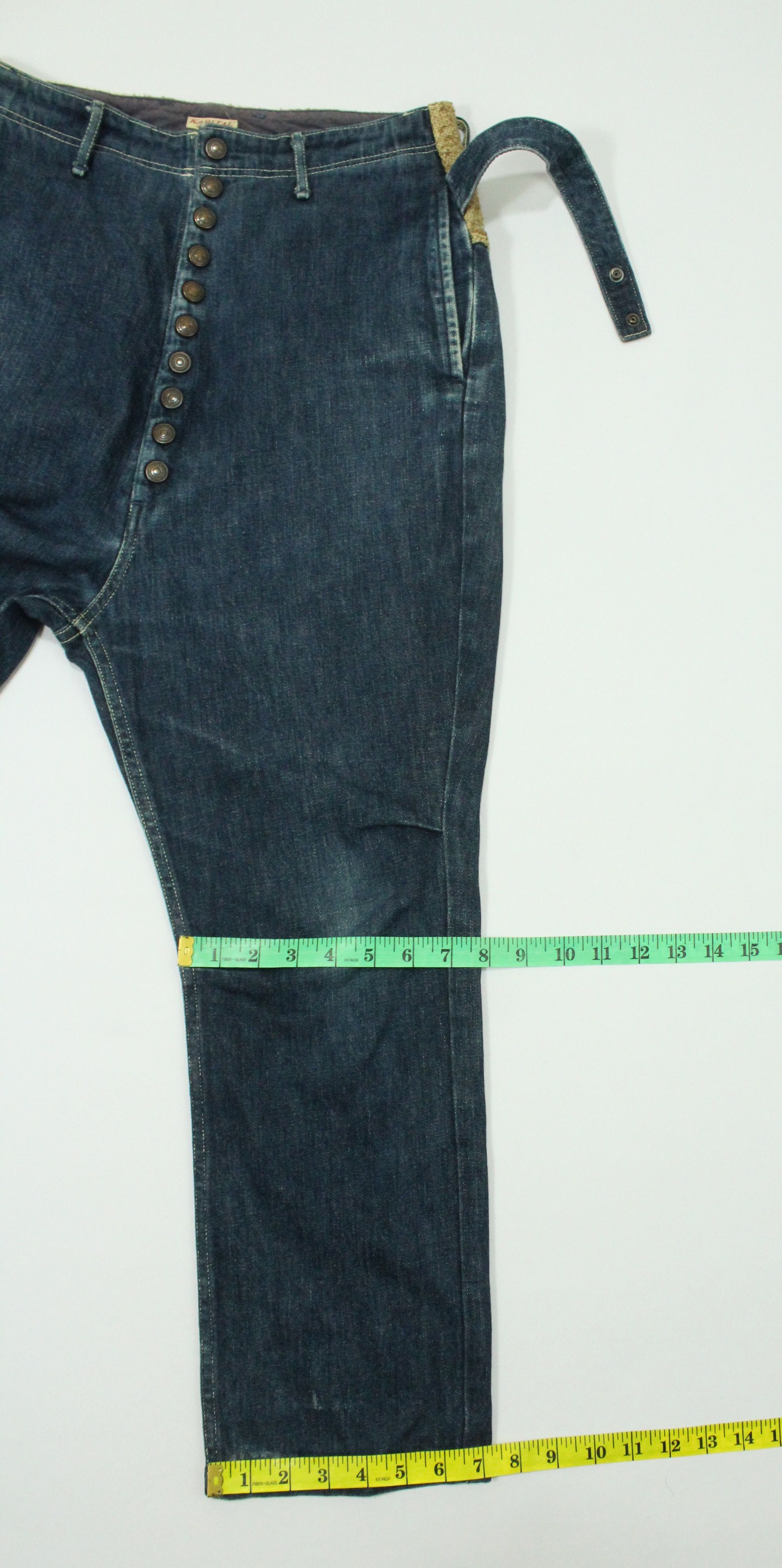 Kapital KAPITAL Denim Clown Pants Drop Crotch Size US 27 - 18 Thumbnail