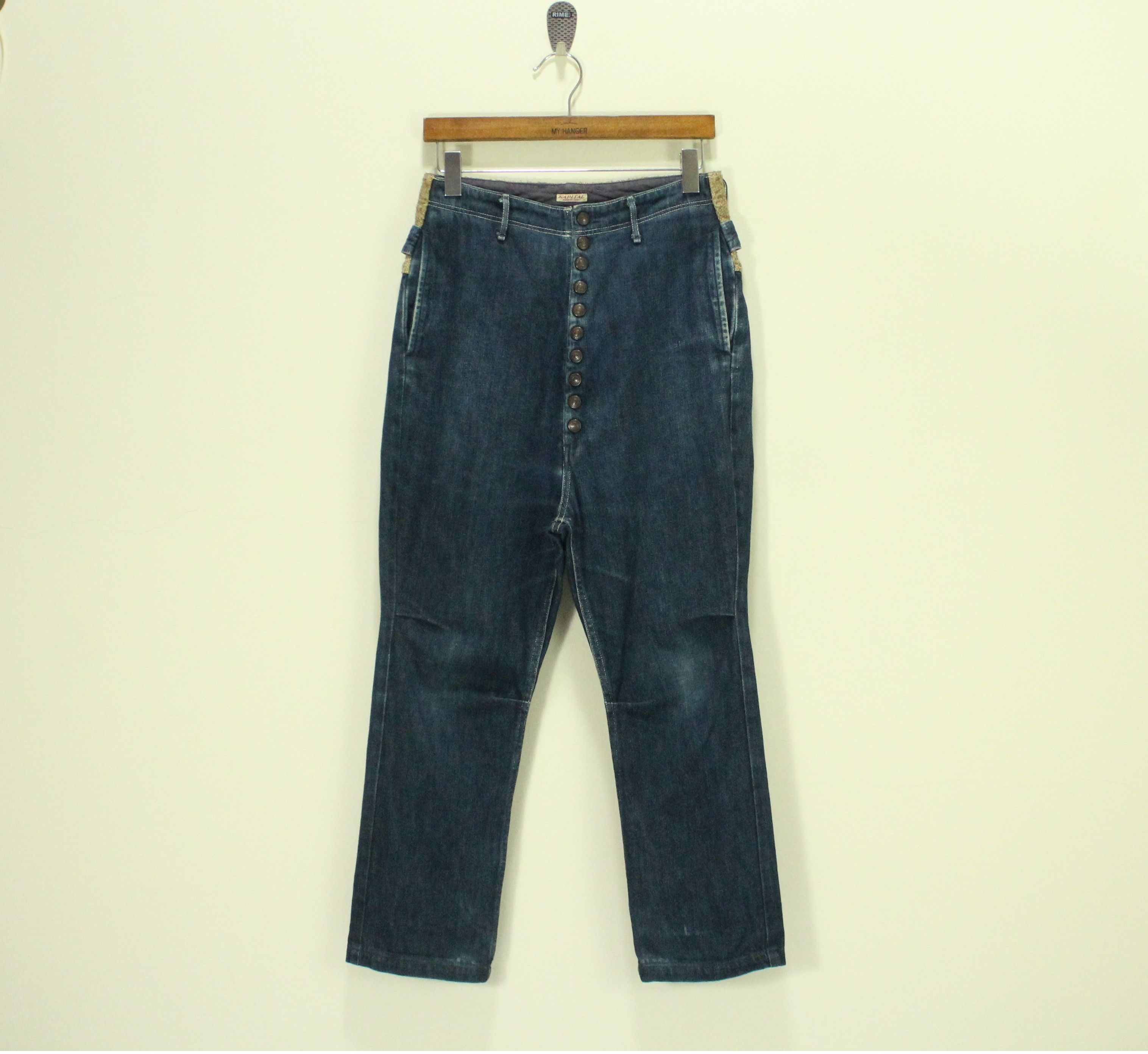 Kapital KAPITAL Denim Clown Pants Drop Crotch Size US 27 - 3 Thumbnail