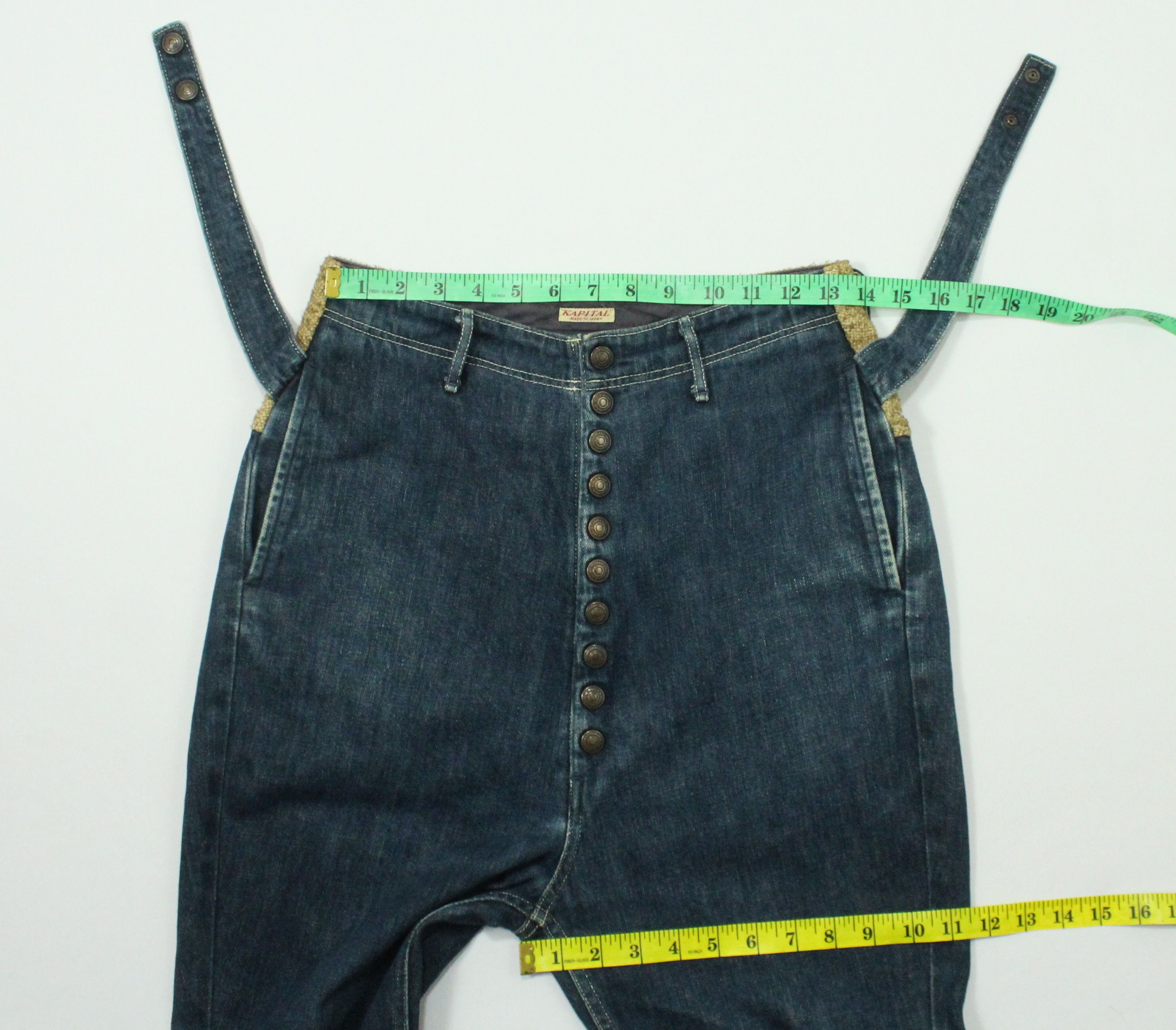 Kapital KAPITAL Denim Clown Pants Drop Crotch Size US 27 - 15 Thumbnail
