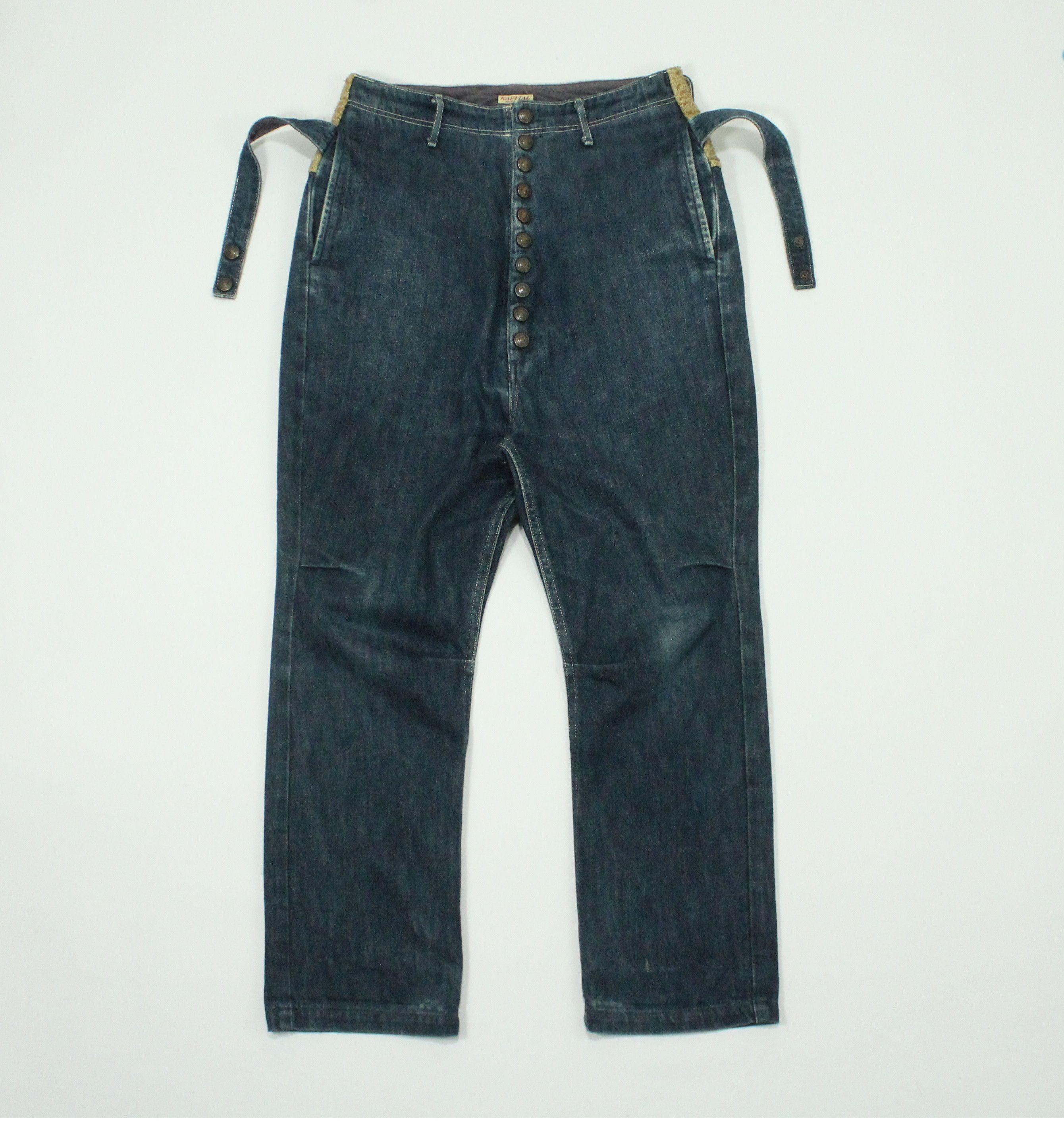 Kapital KAPITAL Denim Clown Pants Drop Crotch Size US 27 - 1 Thumbnail