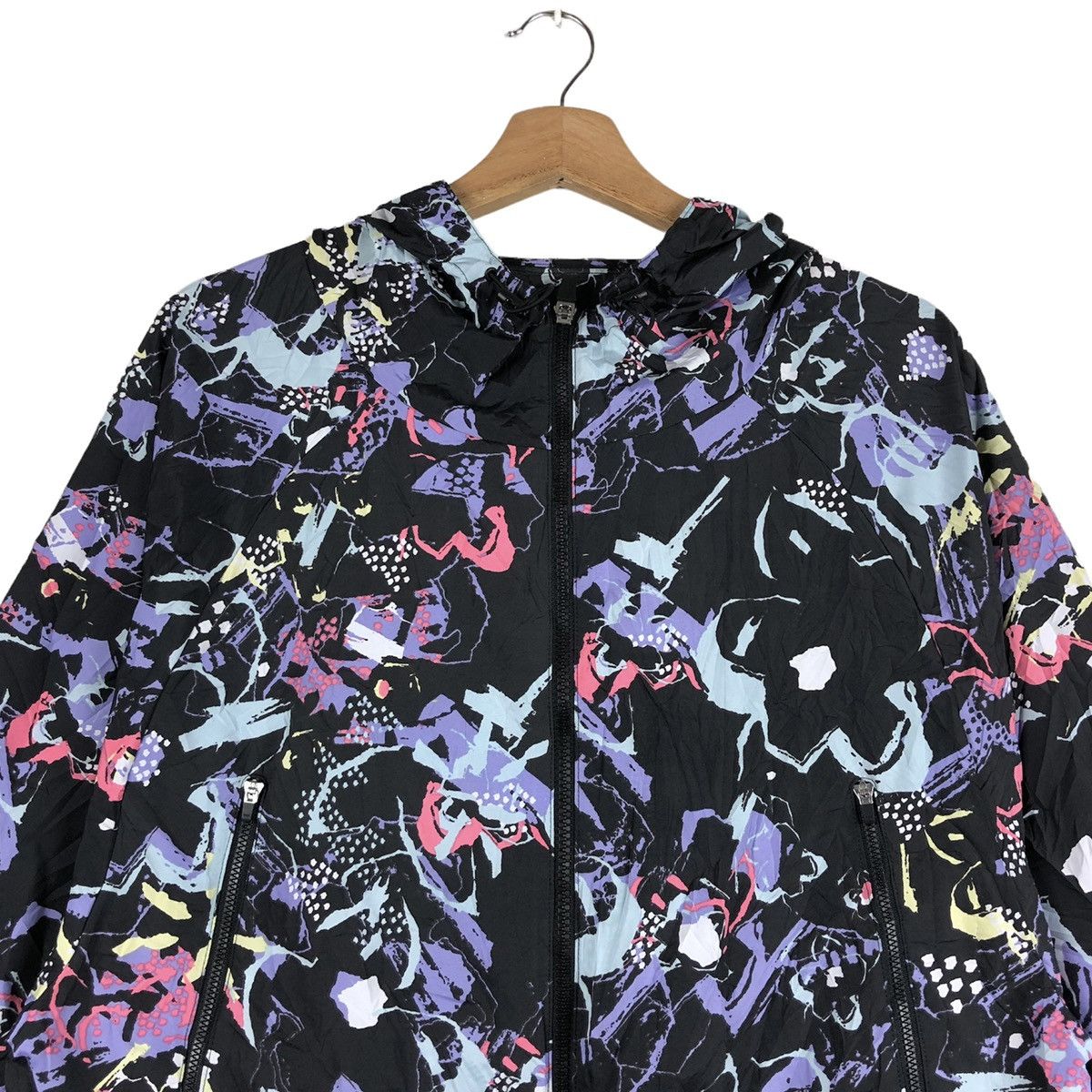 Japanese Brand Japanese Brand Fullprint Art Windbreaker Streetstyle Hoodie Size M / US 6-8 / IT 42-44 - 2 Thumbnail