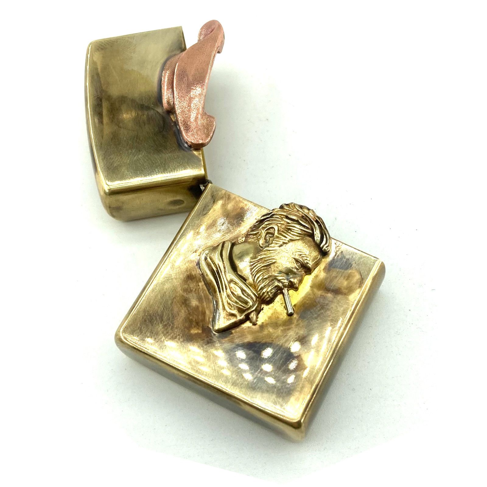 Other Cow Boy Man Classic Lighter Storage Case Universal Portable Size ONE SIZE - 2 Thumbnail