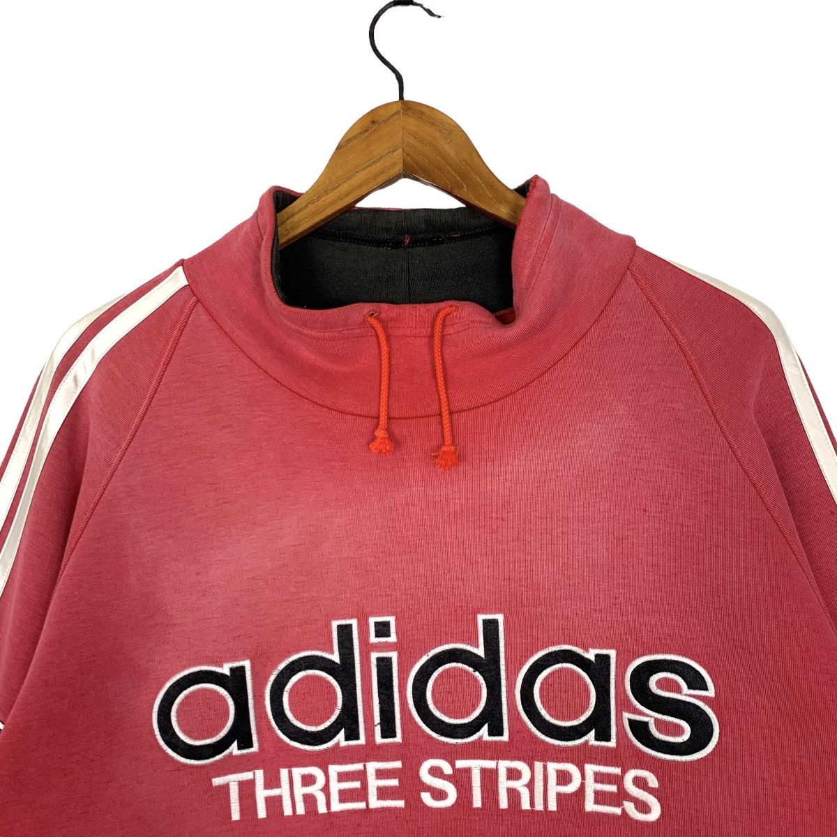 Adidas Vintage 90s Adidas Three Stripes Big Logo Sweatshirt Size L Size US L / EU 52-54 / 3 - 2 Thumbnail