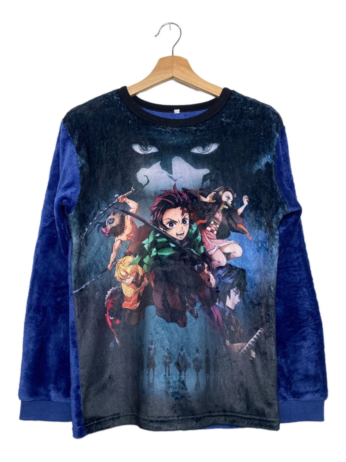 Cartoon Network Vintage Demon Slayer Printed Fleece / Anime Akira Evangelion Size US M / EU 48-50 / 2 - 1 Thumbnail